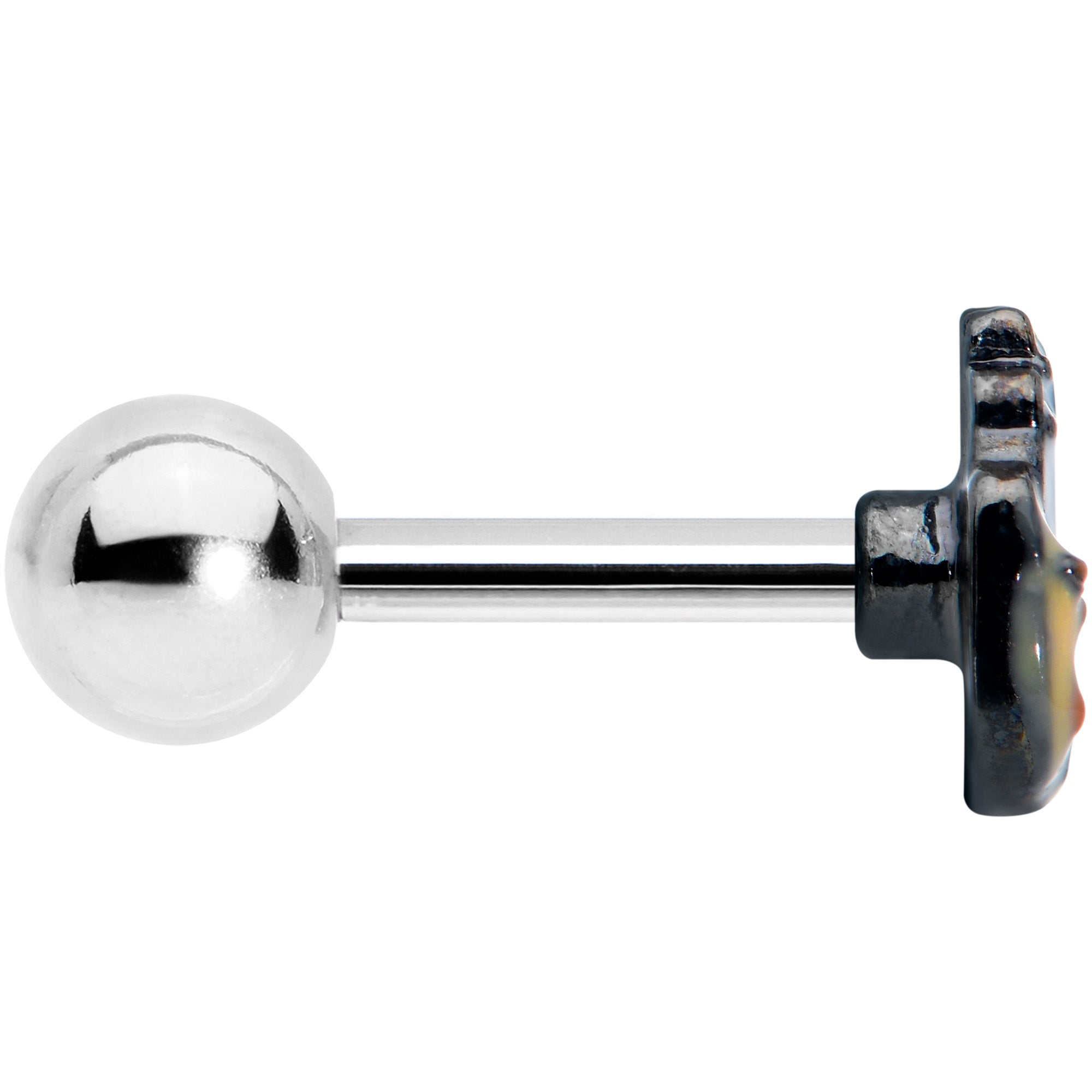 16G 1/4 Pumpkin Spice Cappuccino Coffee Cartilage Tragus Earring