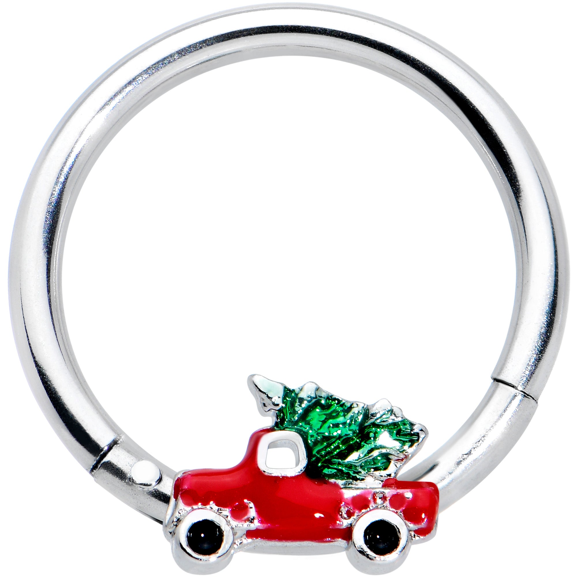 16G 3/8 Christmas Tree in a Truck Hinged Segment Ring