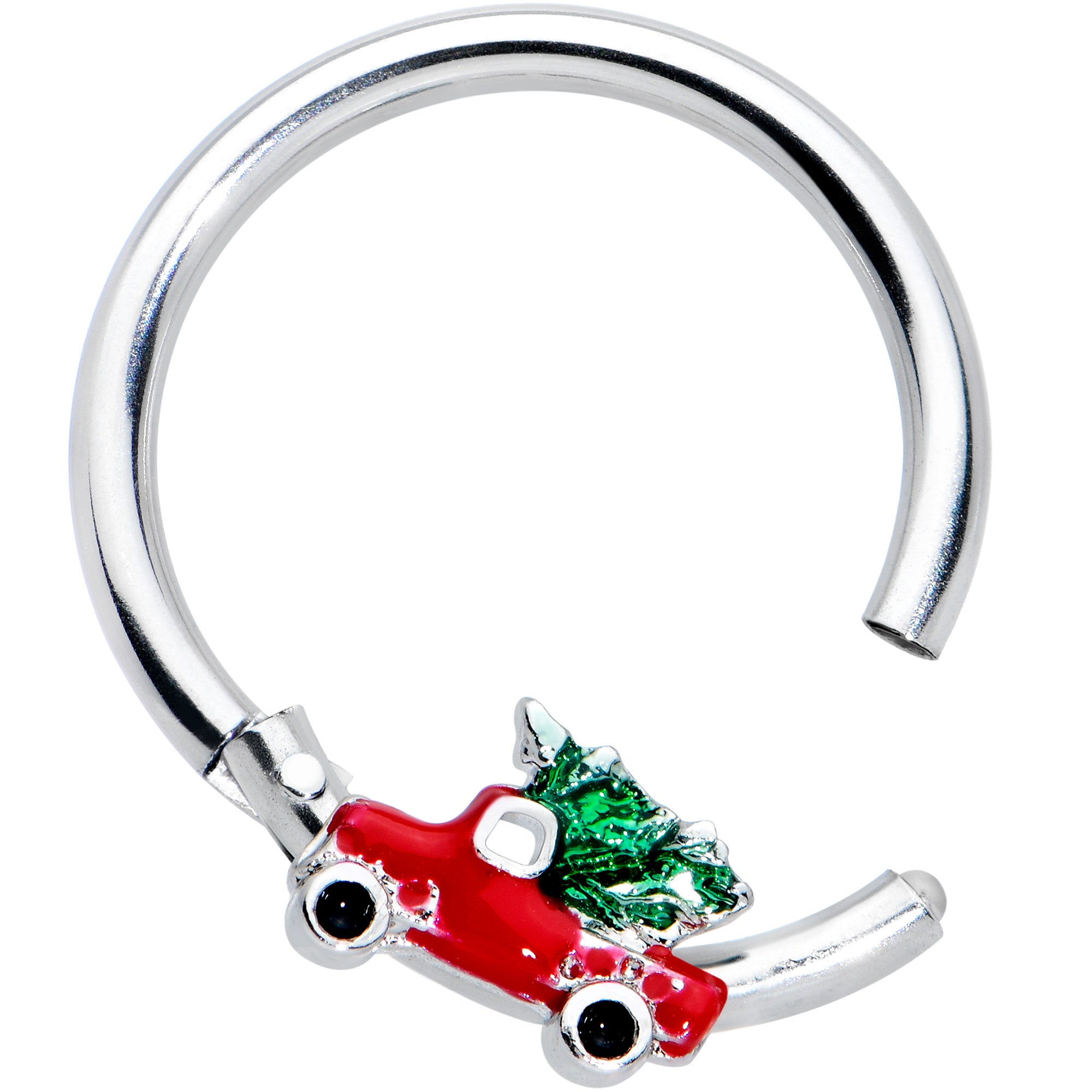 16G 3/8 Christmas Tree in a Truck Hinged Segment Ring