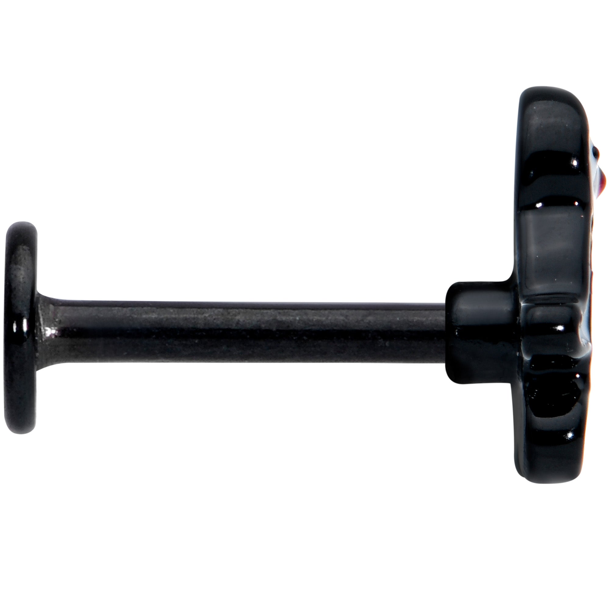 16G 5/16 Black Baby Penguin Labret Monroe Tragus