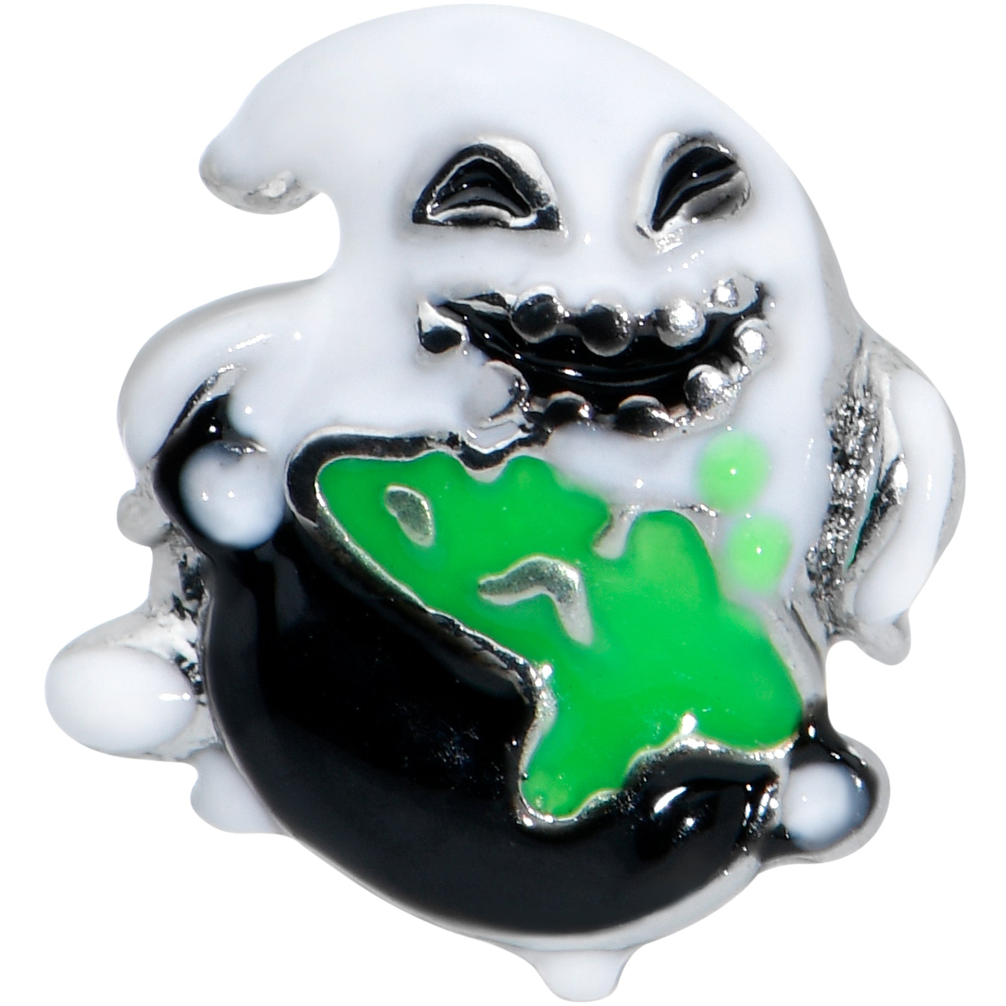 16G 5/16 Ghost Goo Cauldron Halloween Labret Monroe Tragus