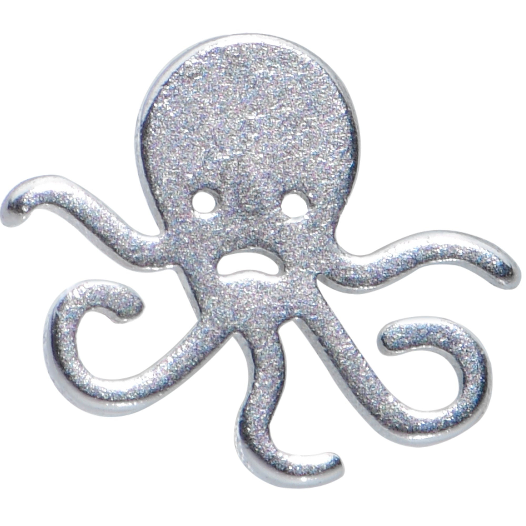 20G 1/4 Simple Cephalopod Octopus L Shape Nose Ring