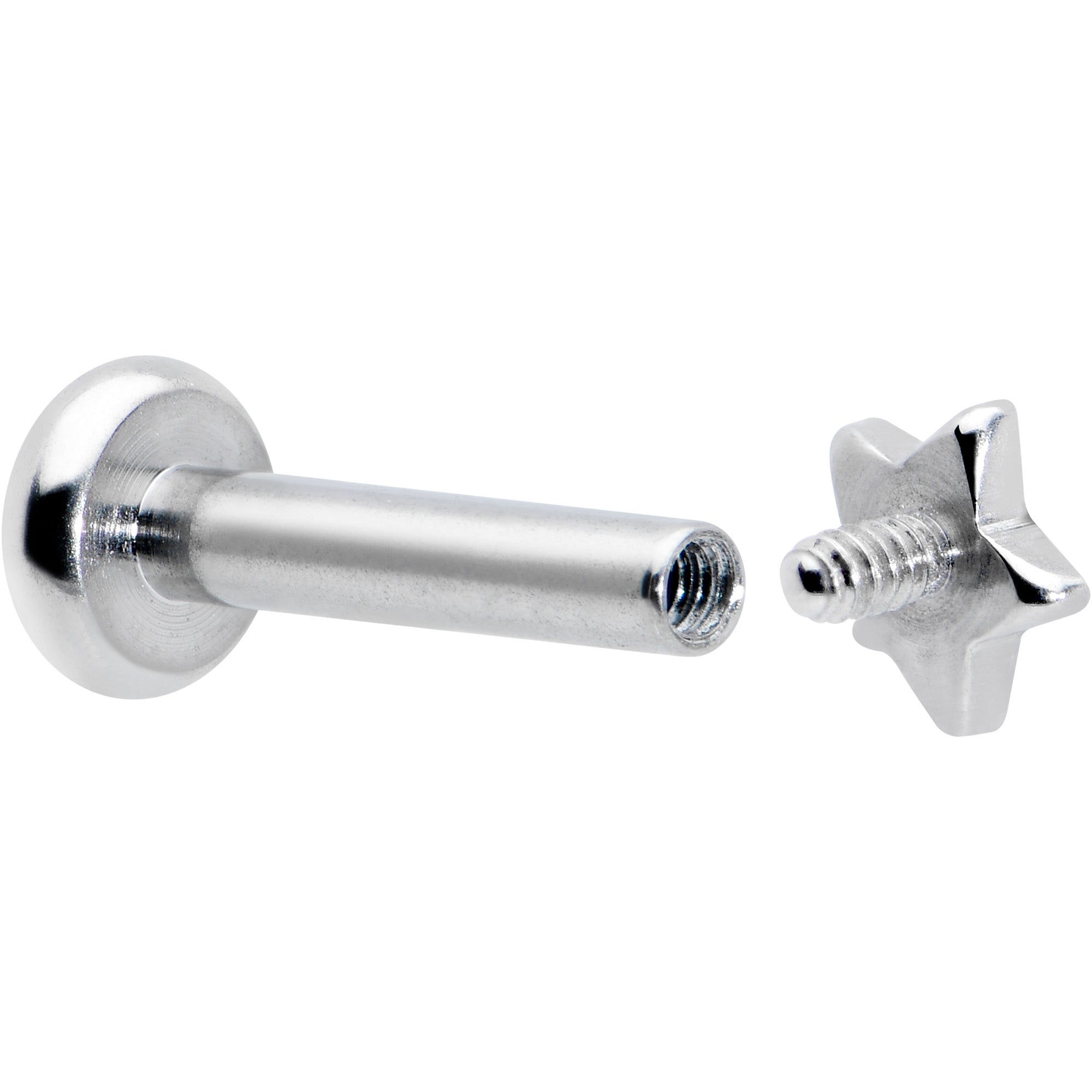 16G 1/4 G23 Titanium Super Star Internal Thread Labret Monroe Tragus