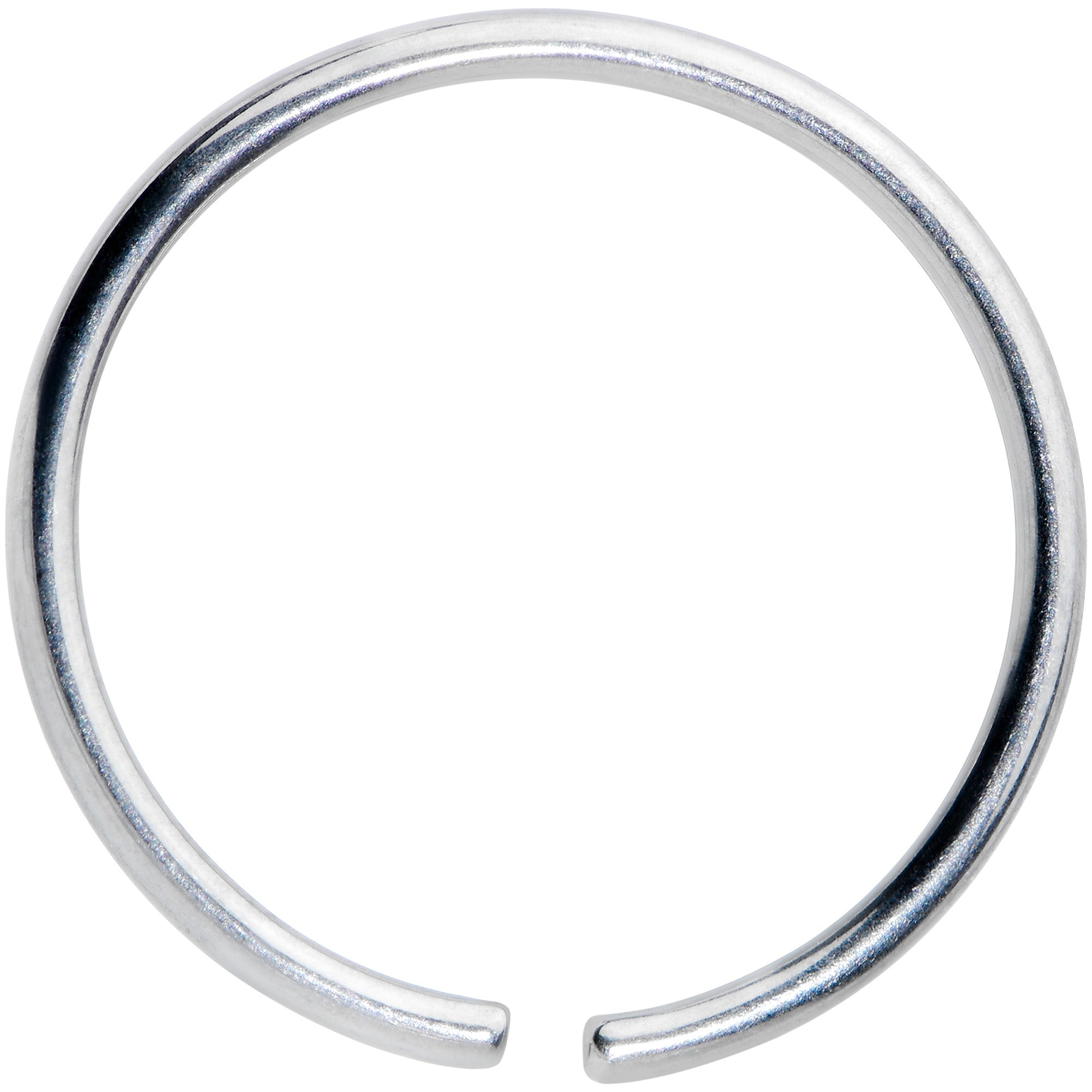 18G 1/2 Grade 23 Titanium Bendable Hoop Ring