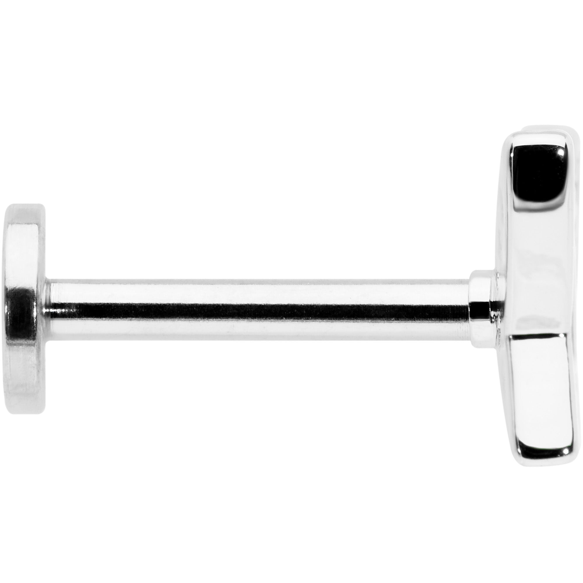 16G 5/16 Clear CZ Gem Butterfly Internally Threaded Labret Tragus