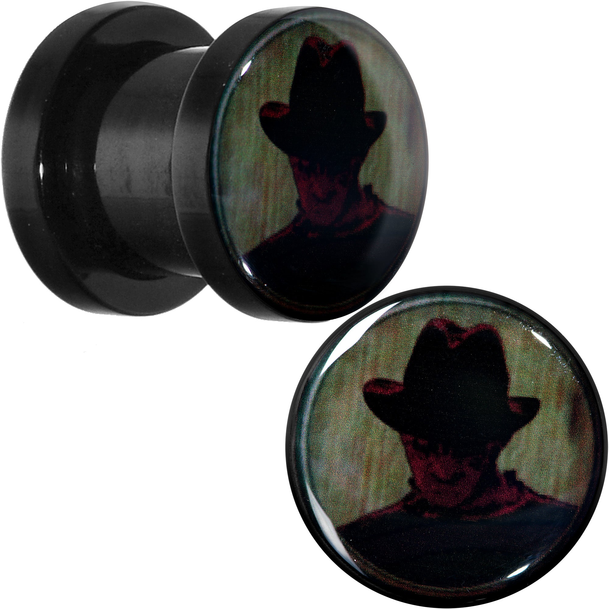 Licensed Nightmare on Elm Street Dark Freddy Screw Fit Plug Set