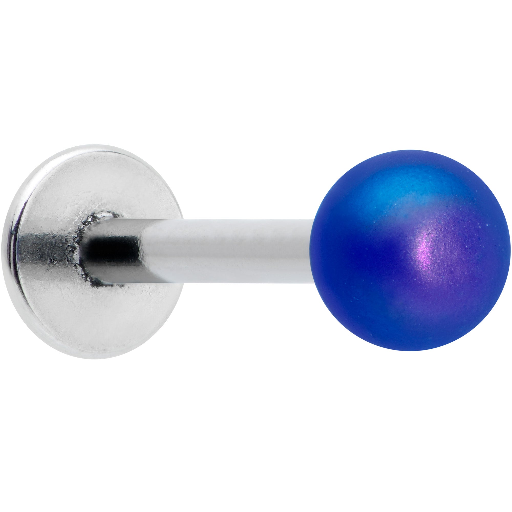 16G 5/16 Matte Blue Aurora Labret Monroe Tragus