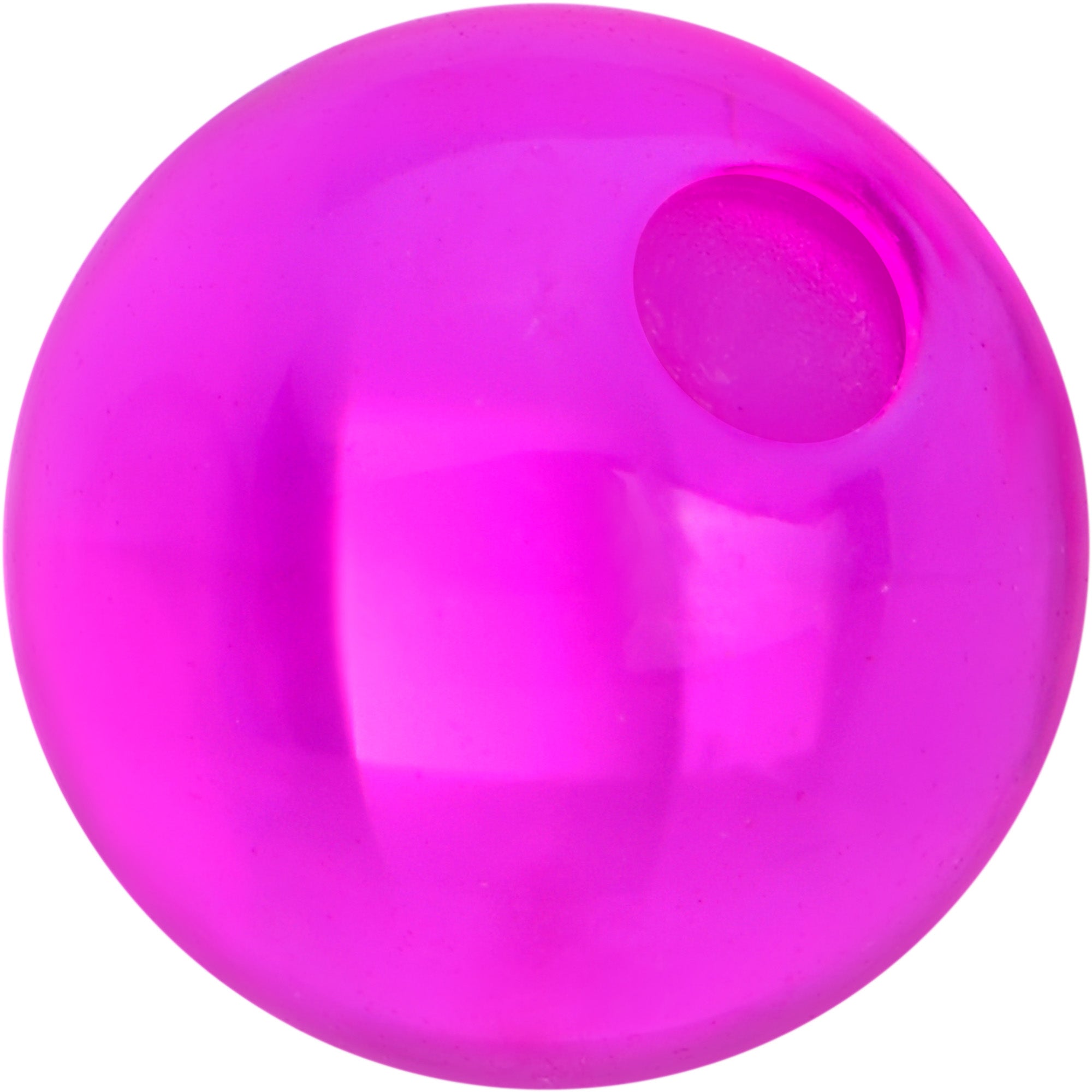 5mm Purple Acrylic UV Glow Captive Bead Ring Replacement Ball
