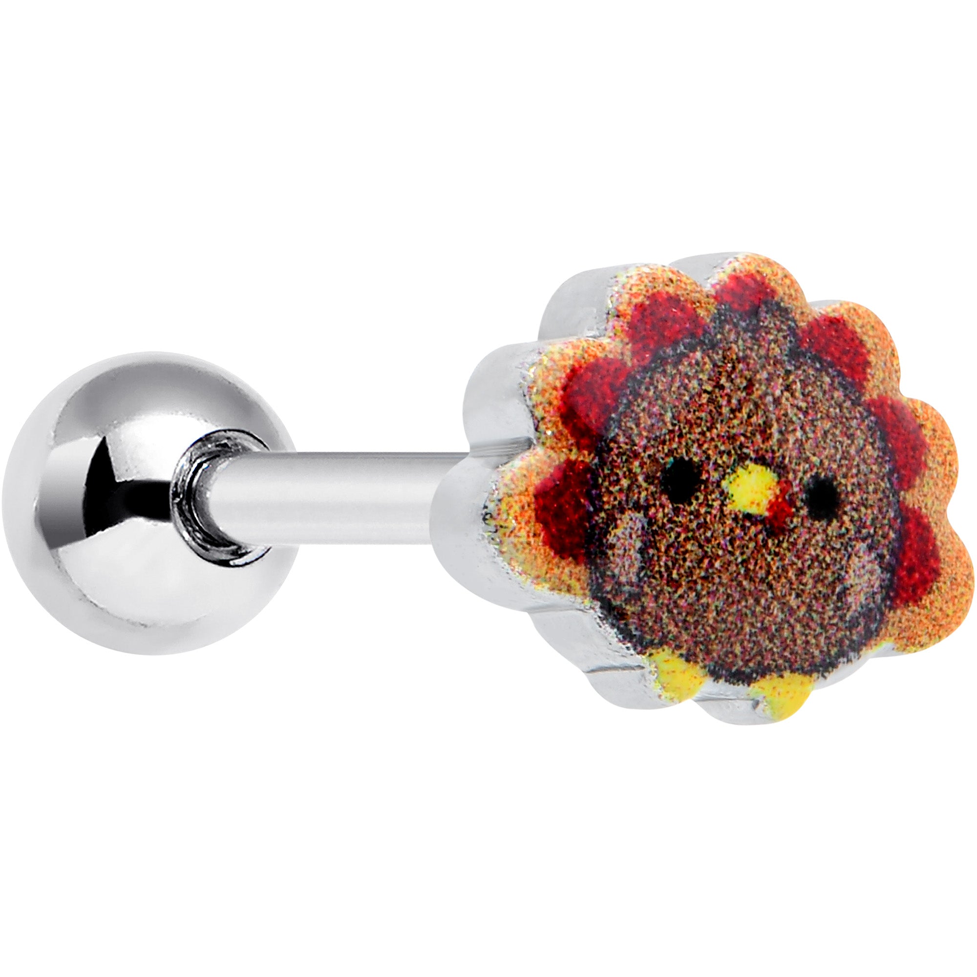 16G 5/16 Sweet Tiny Turkey Thanksgiving Cartilage Tragus Earring