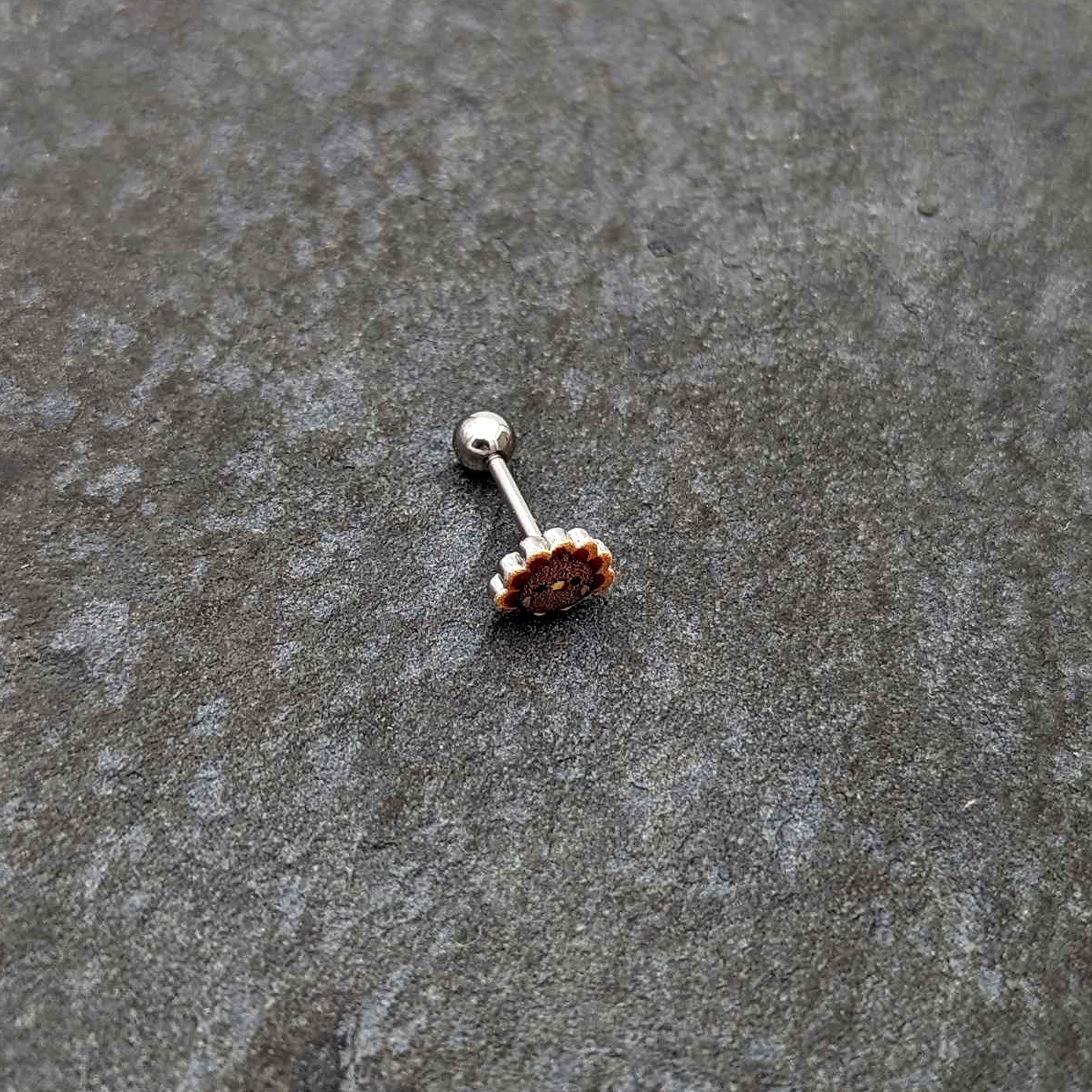 16G 5/16 Sweet Tiny Turkey Thanksgiving Cartilage Tragus Earring