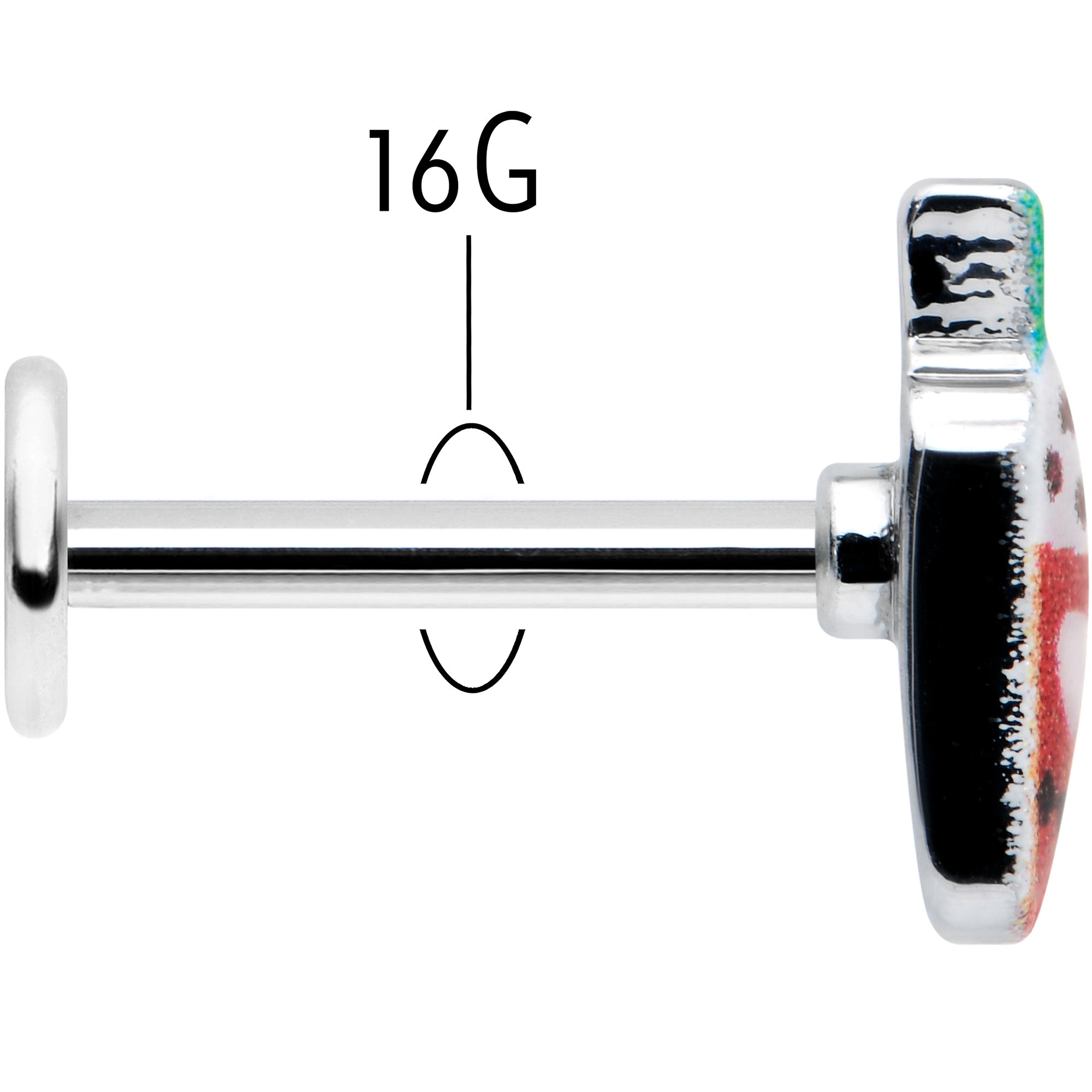 16G 5/16 Sweet Pumpkin Frappe Autumn Labret Monroe Tragus