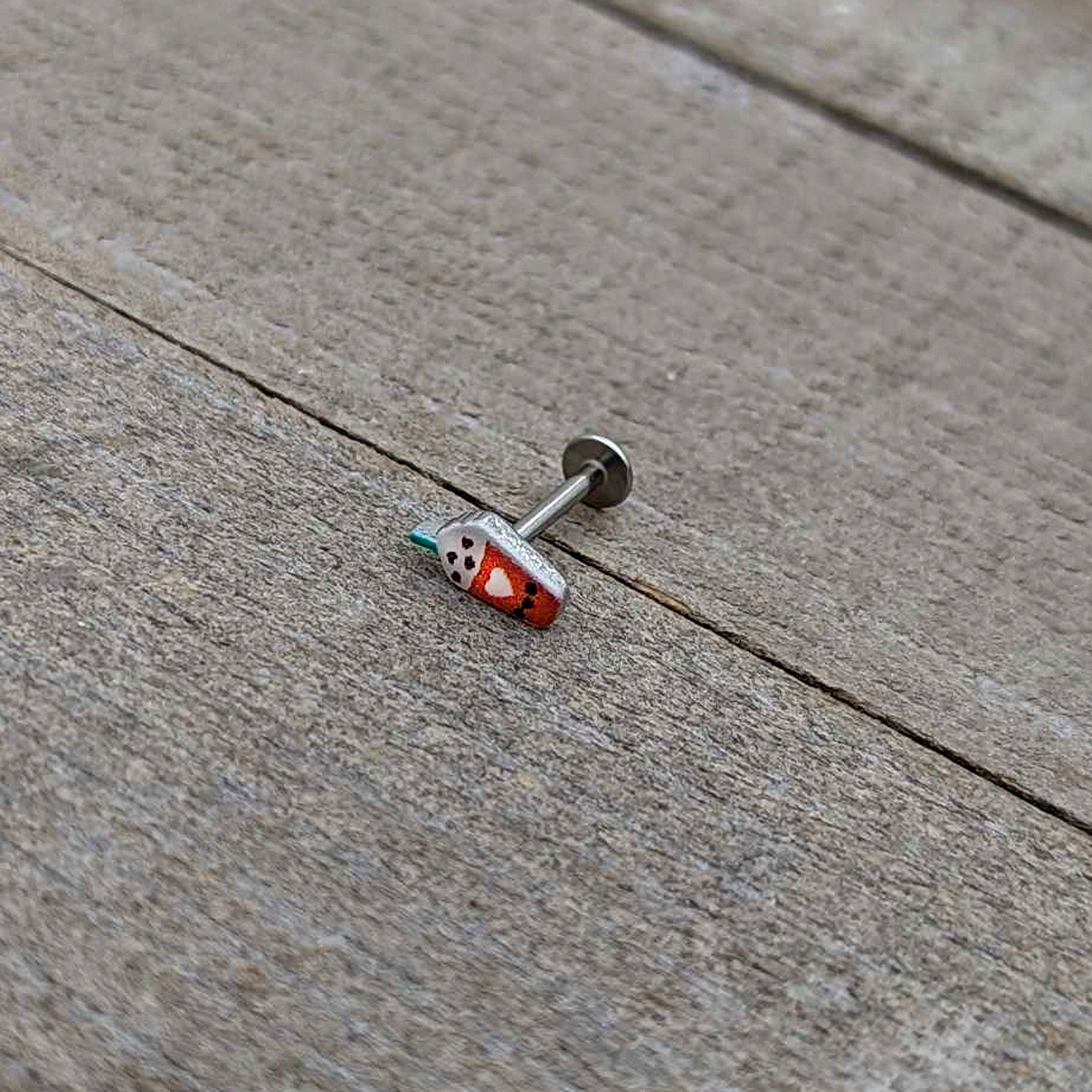 16G 5/16 Sweet Pumpkin Frappe Autumn Labret Monroe Tragus