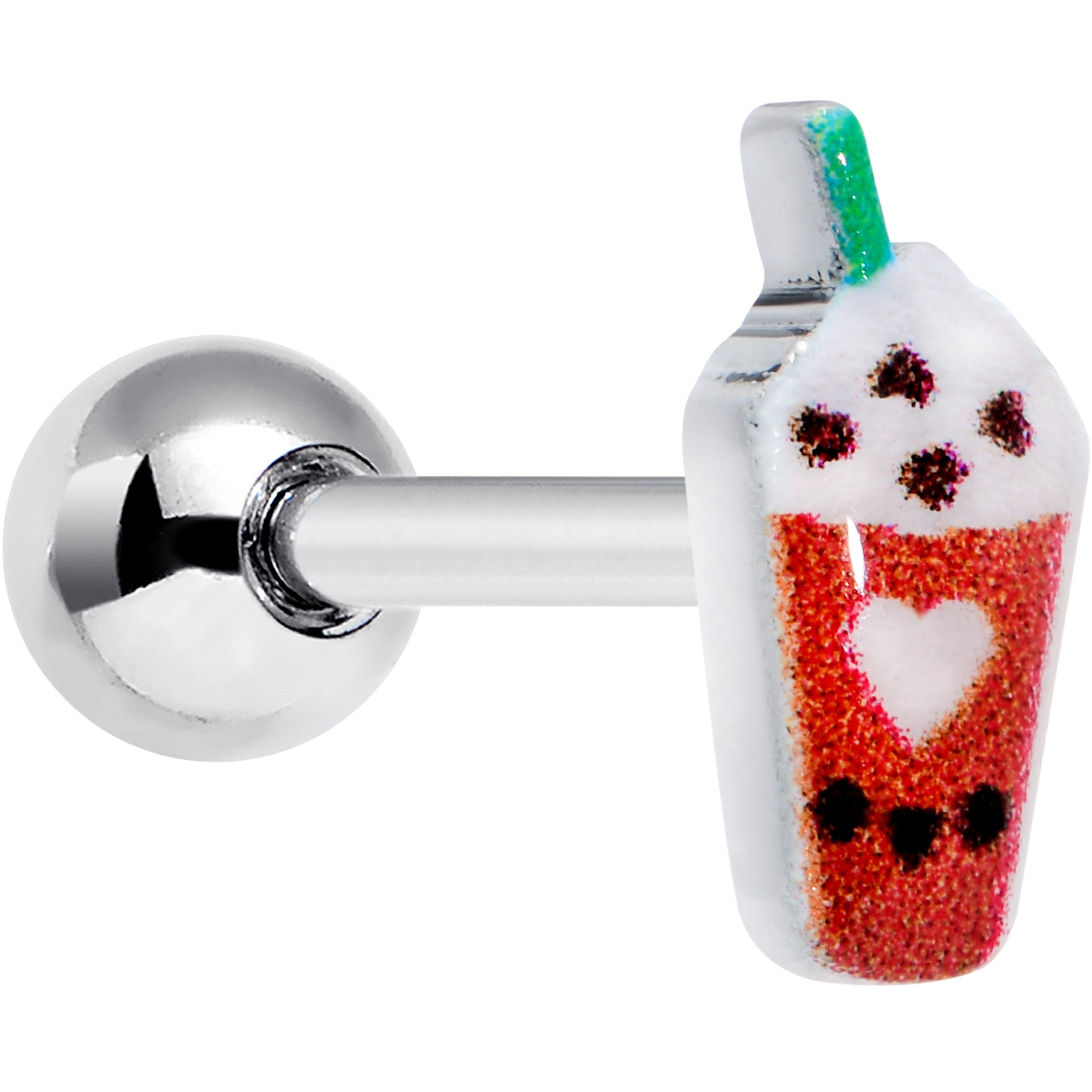 16G 5/16 Sweet Pumpkin Frappe Autumn Cartilage Tragus Earring