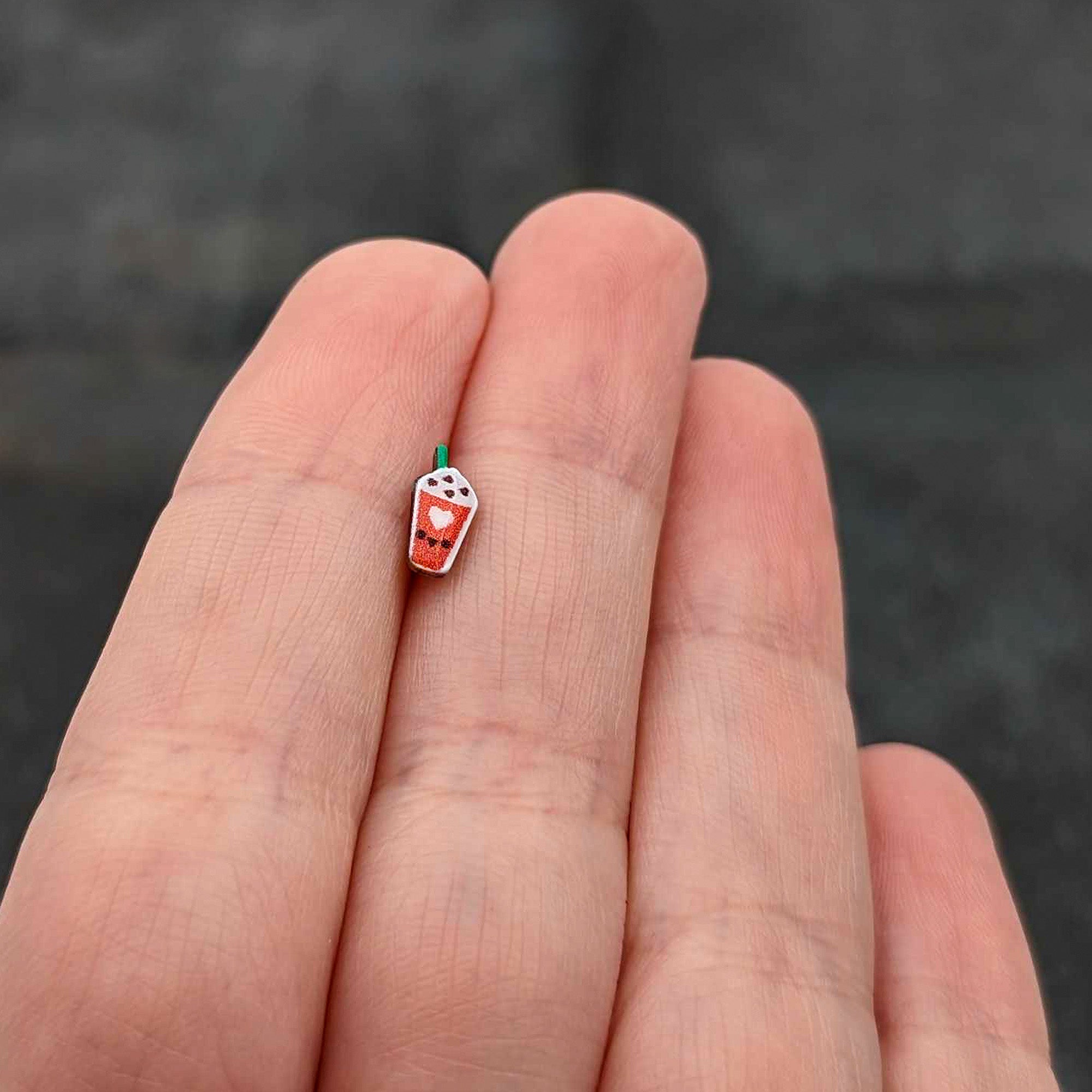 16G 5/16 Sweet Pumpkin Frappe Autumn Cartilage Tragus Earring