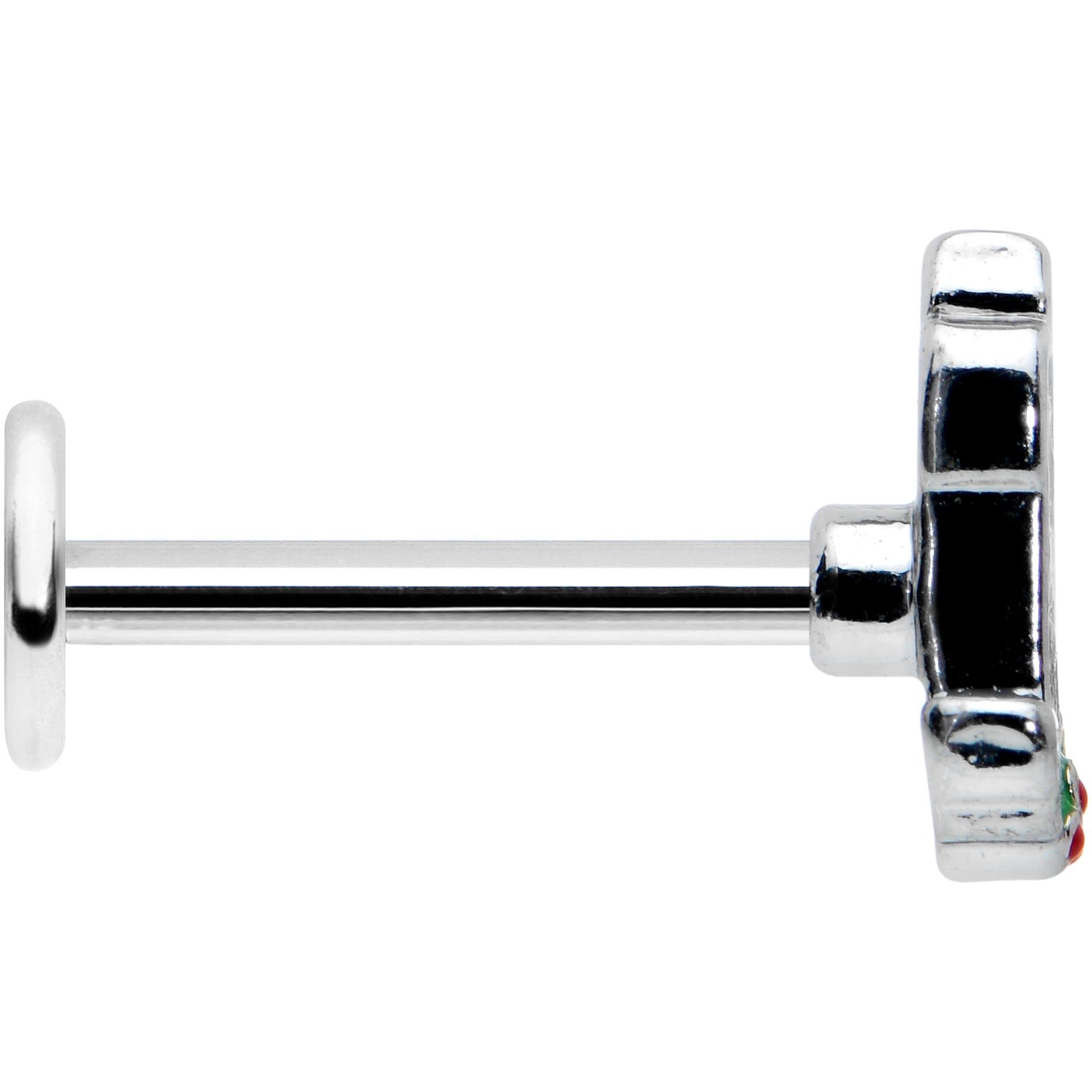 16G 5/16 Sweet Holiday Christmas Candle Labret Monroe Tragus