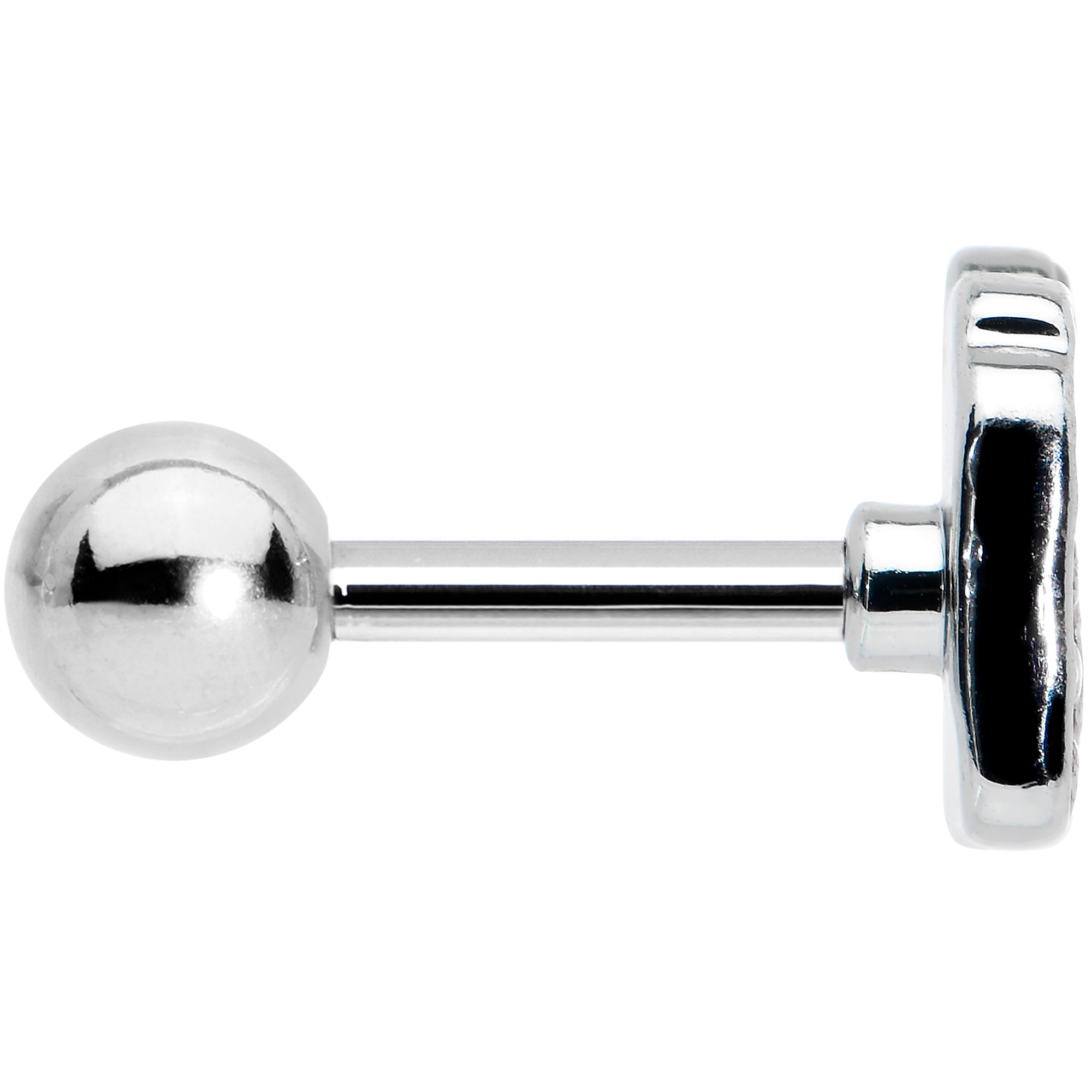 16G 1/4 Sweet Hot Cocoa Marshmallow Cartilage Tragus Earring