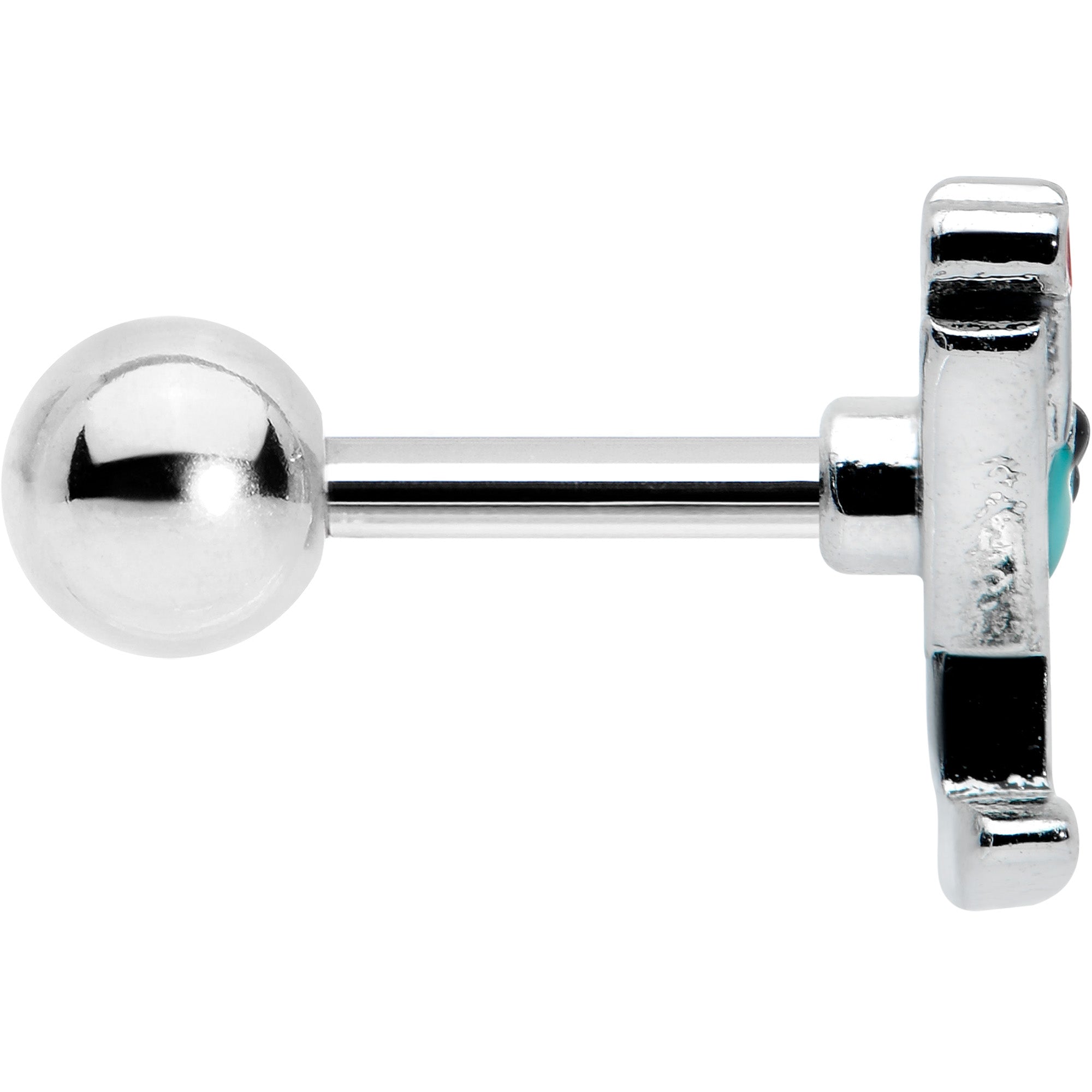 16G 1/4 Sweet Martini Glass Heart Cartilage Tragus Earring