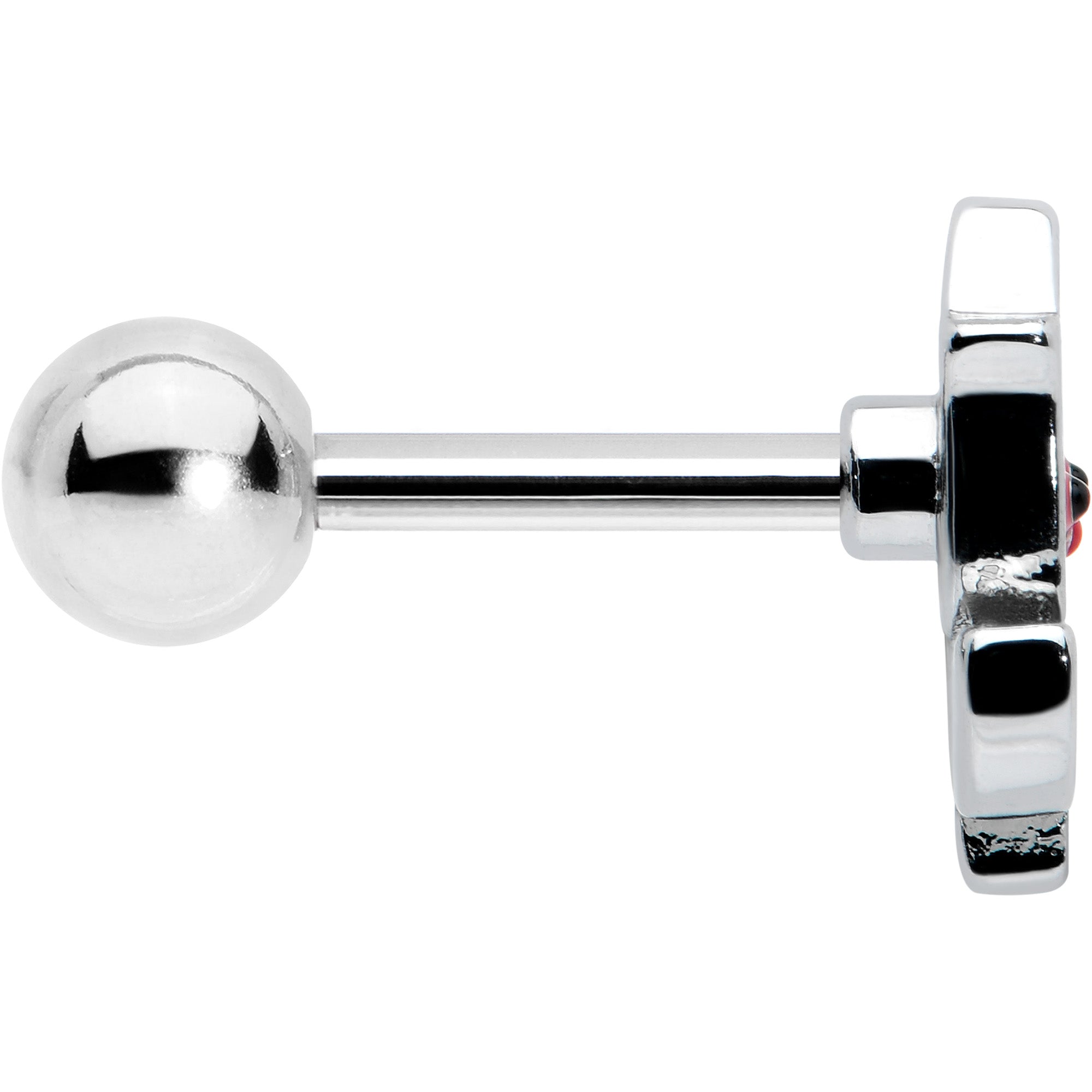 16G 1/4 Sweet Happy Rose Flower Cartilage Tragus Earring