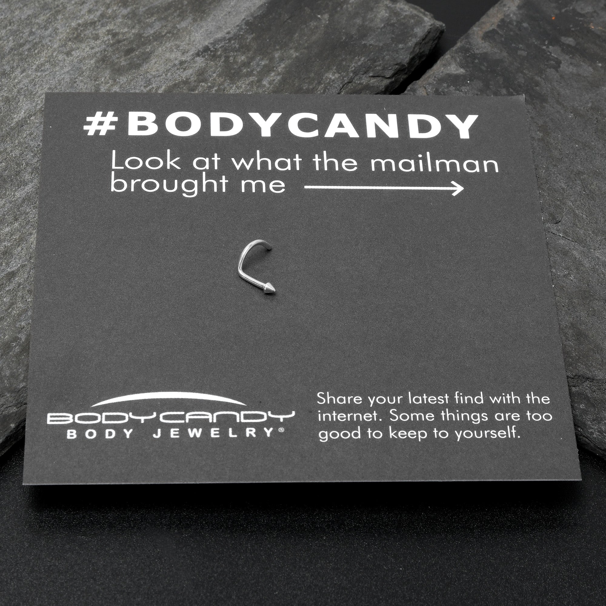 18G 1/4 ASTM F-136 Implant Grade Titanium Cone End Left Side Nose Screw