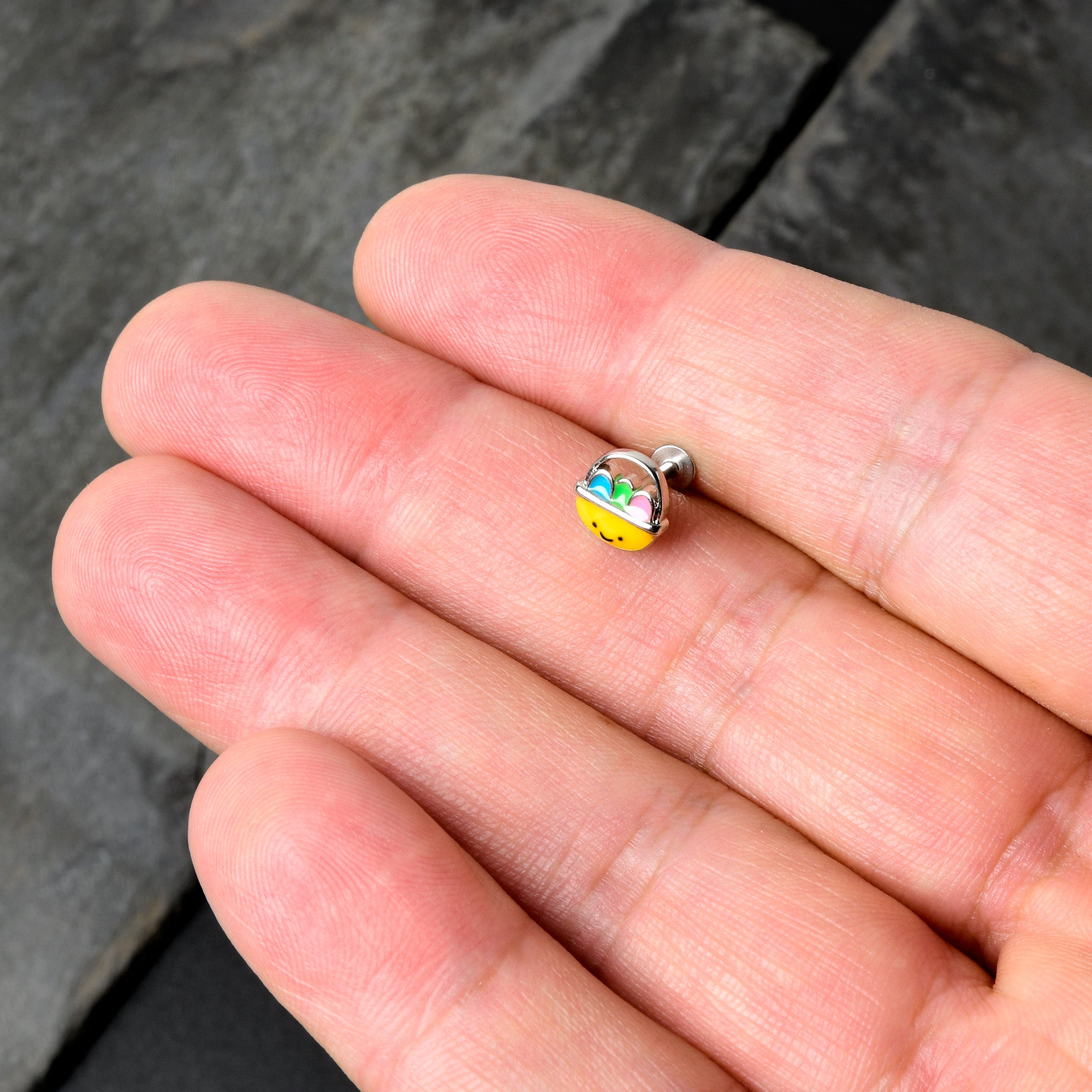 16G 5/16 Celebration Easter Basket Labret Monroe Tragus