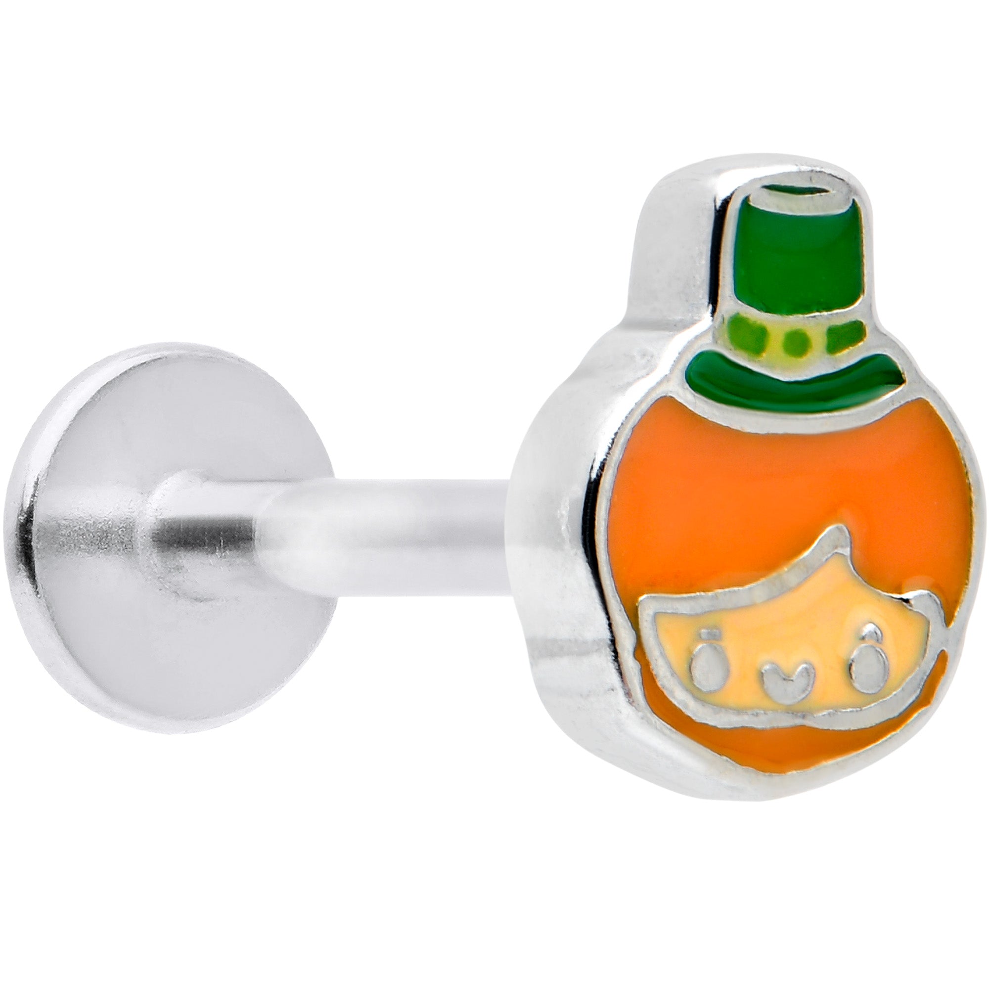 16G 5/16 Sweet Happy Leprechaun St Patricks Labret Monroe Tragus