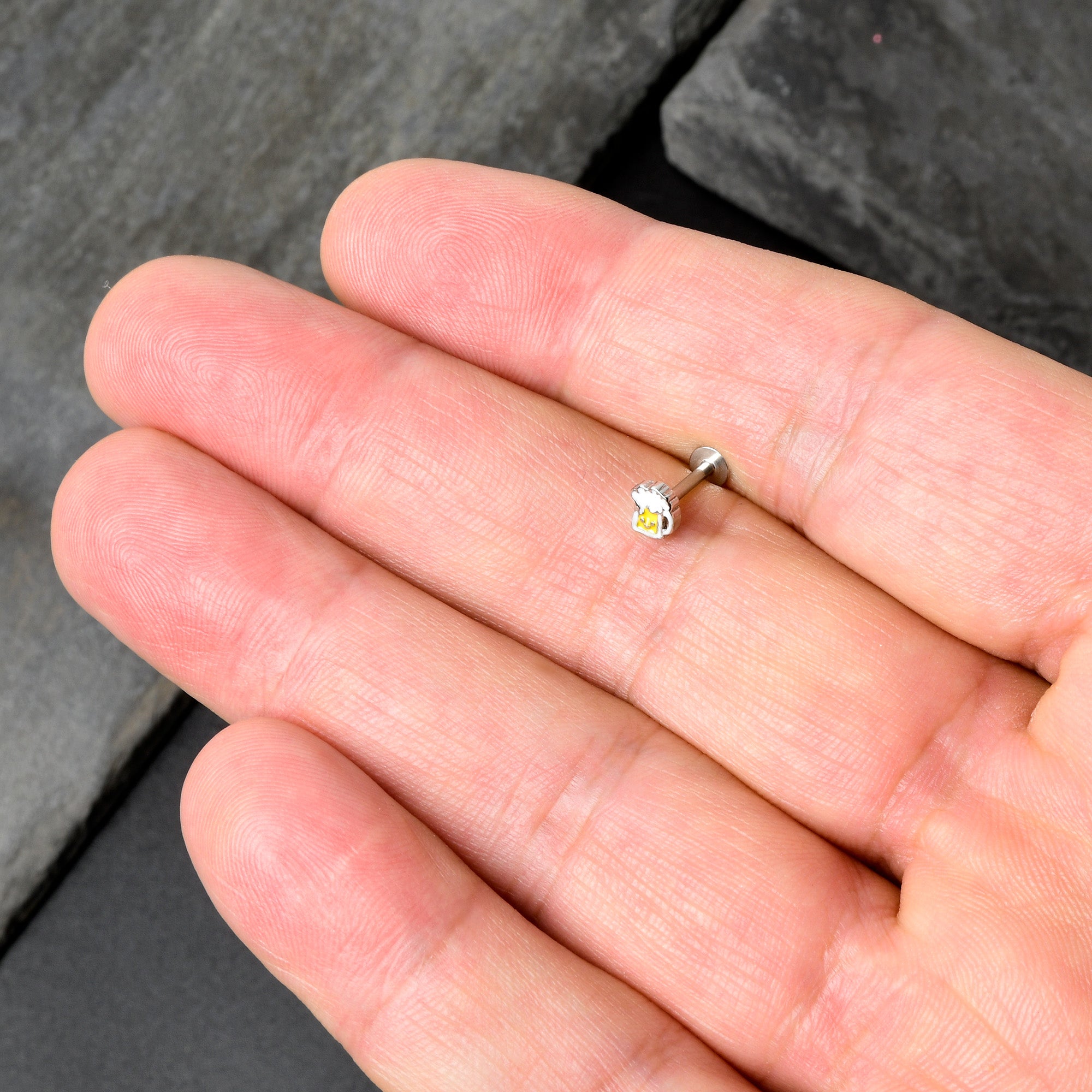 16G 5/16 Sweet Happy Beer St Patricks Labret Monroe Tragus