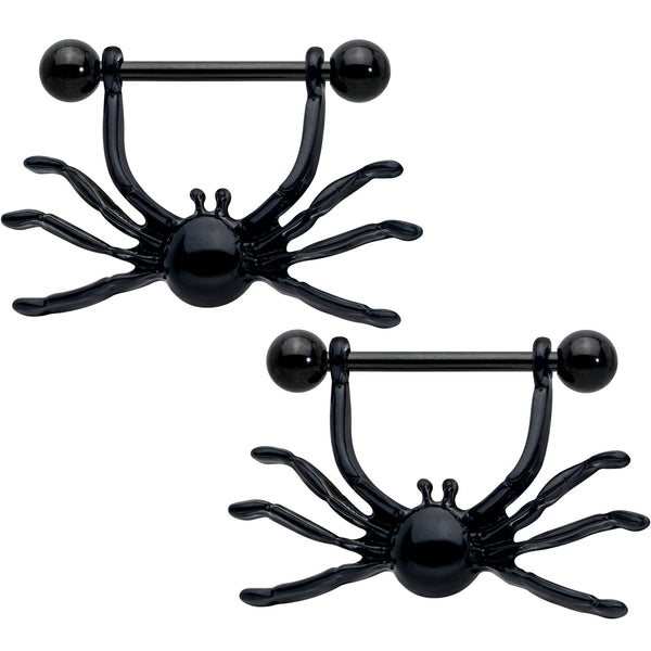 Nipple Rings & Shields: Spider Web Nipple Ring, 14 Ga