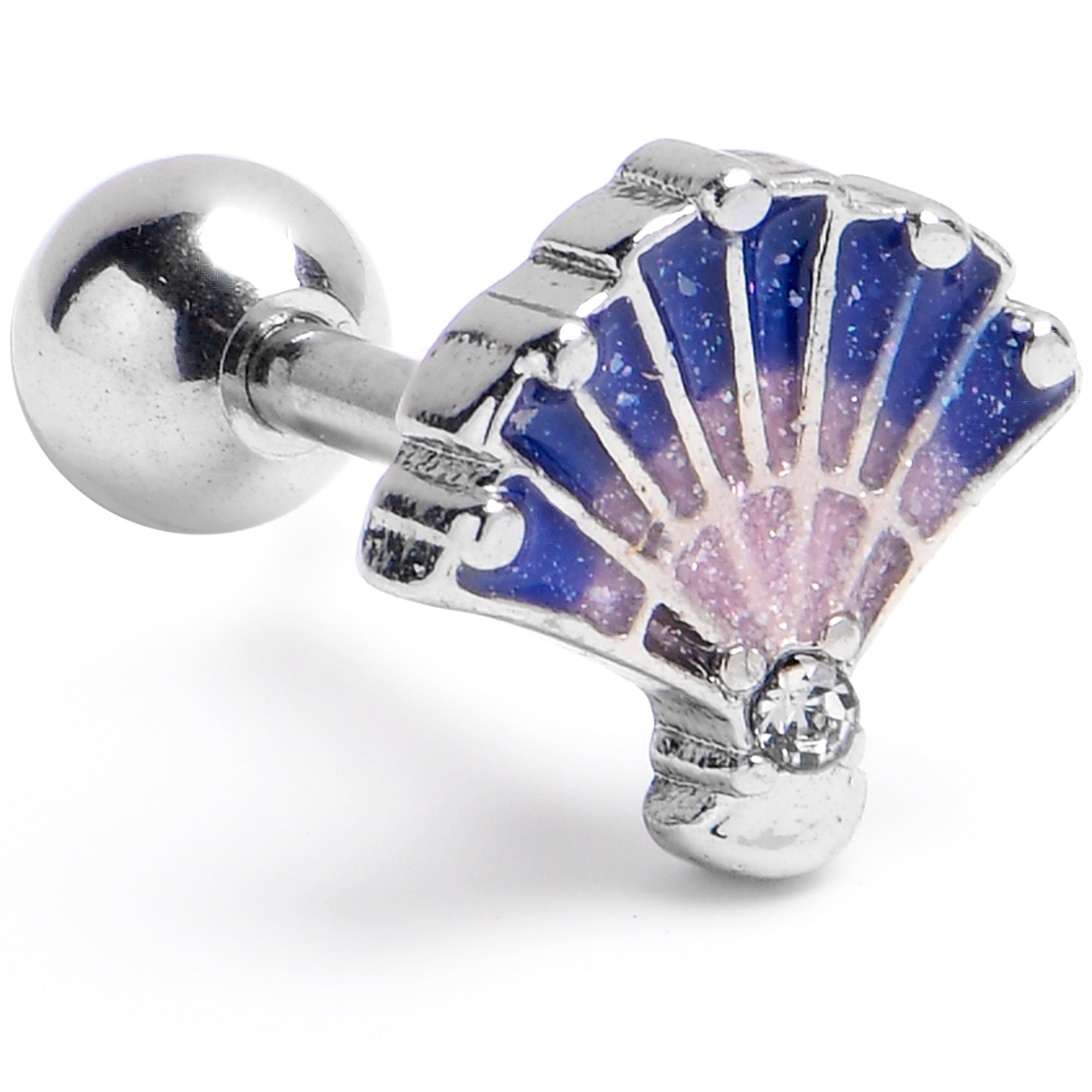 16 Gauge 1/4 Mesmerizing Ocean Magic Sea Shells Cartilage Helix Conch