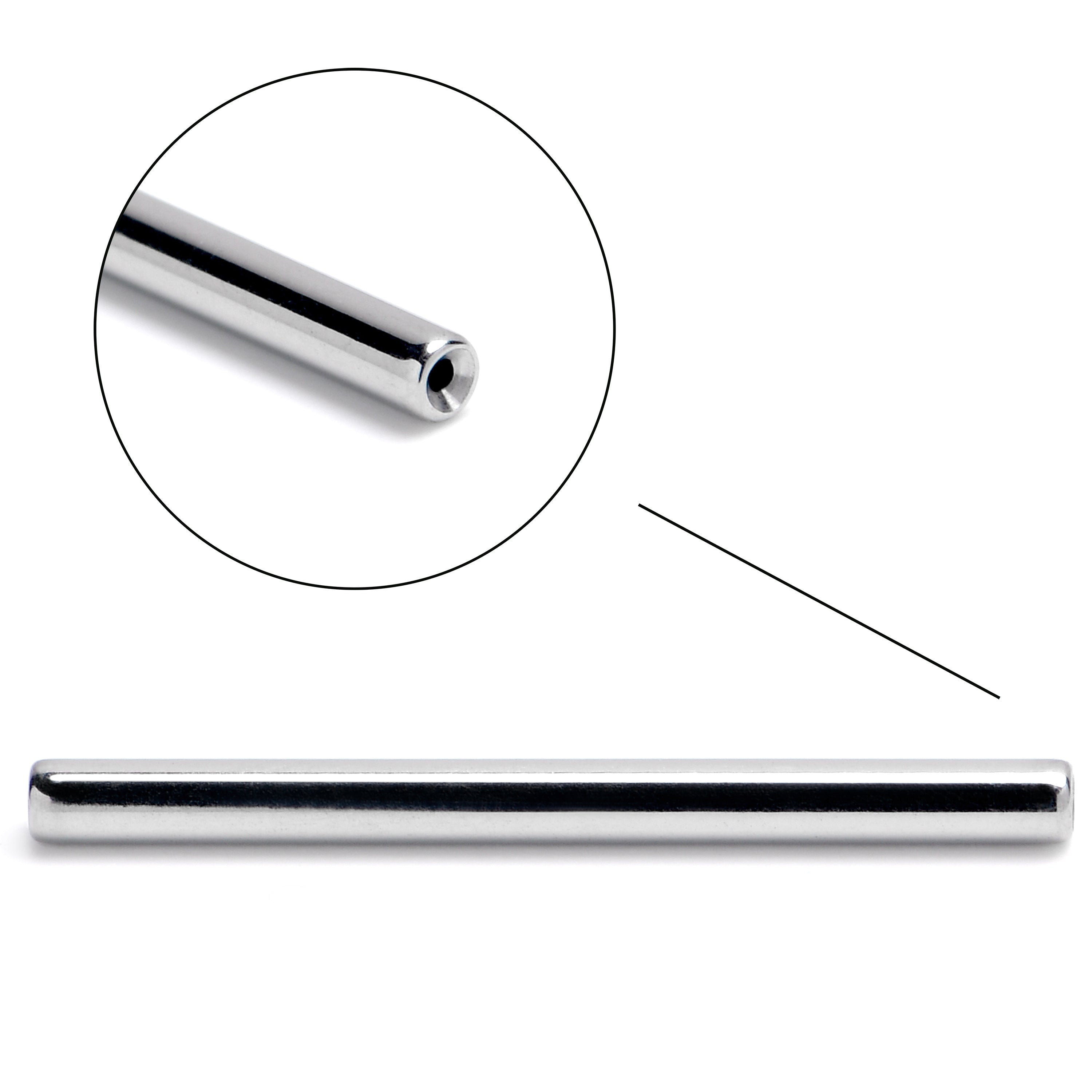 14G 3/4 ASTM F-136 Implant Grade Titanium Threadless Replacement Barbell