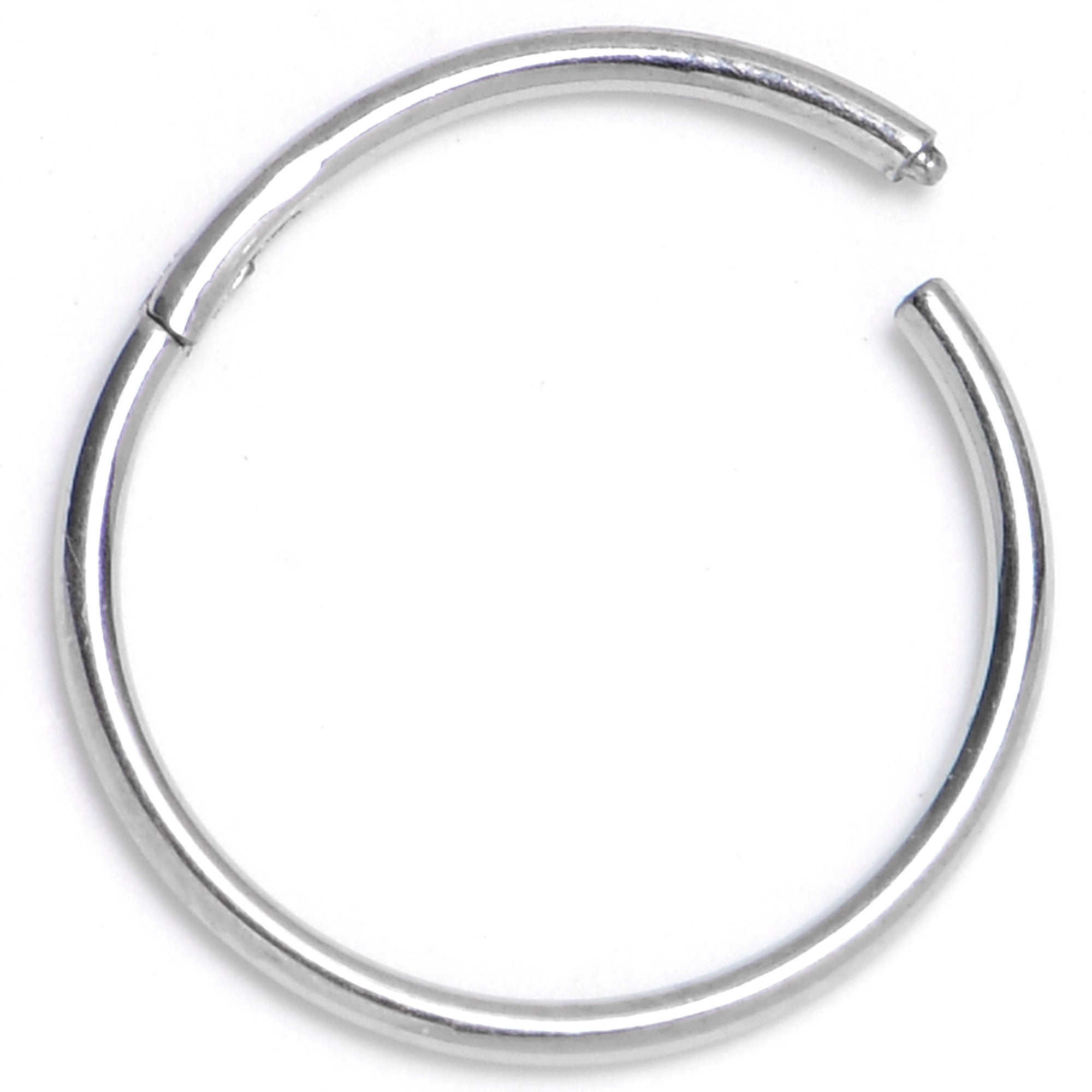 20G 3/8 316L Surgical Steel Precision Hinged Segment Hoop