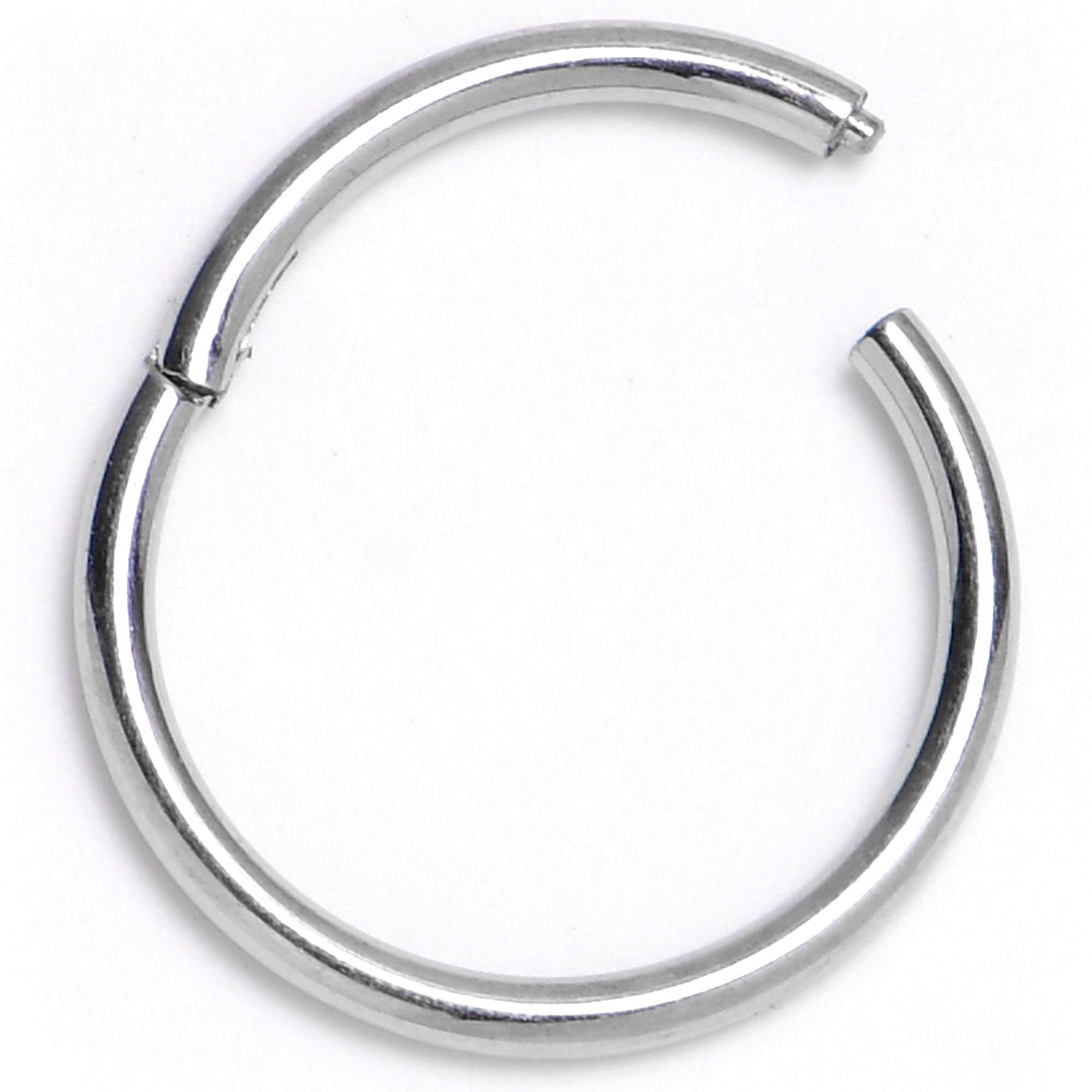 18G 9mm 316L Surgical Steel Precision Hinged Segment Hoop