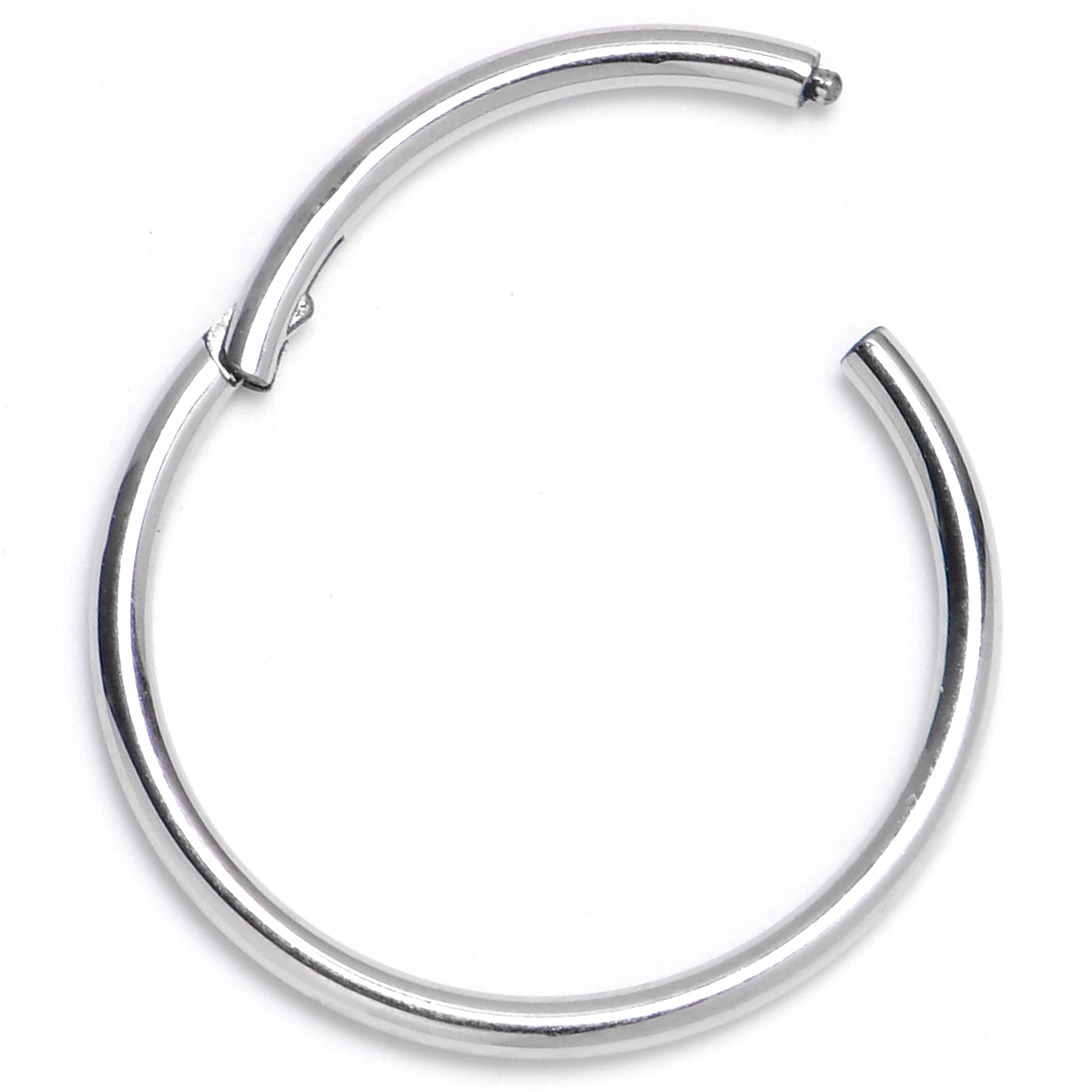 18G 1/2 316L Surgical Steel Precision Hinged Segment Hoop