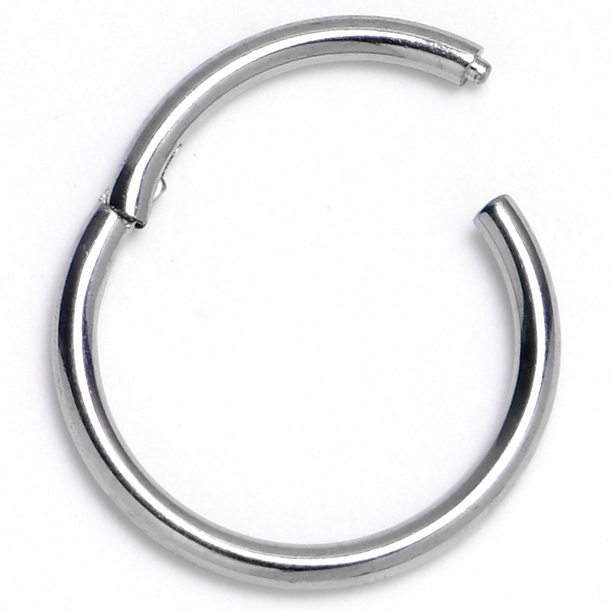 18G 9mm ASTM F-136 Titainum Precision Hinged Segment Hoop