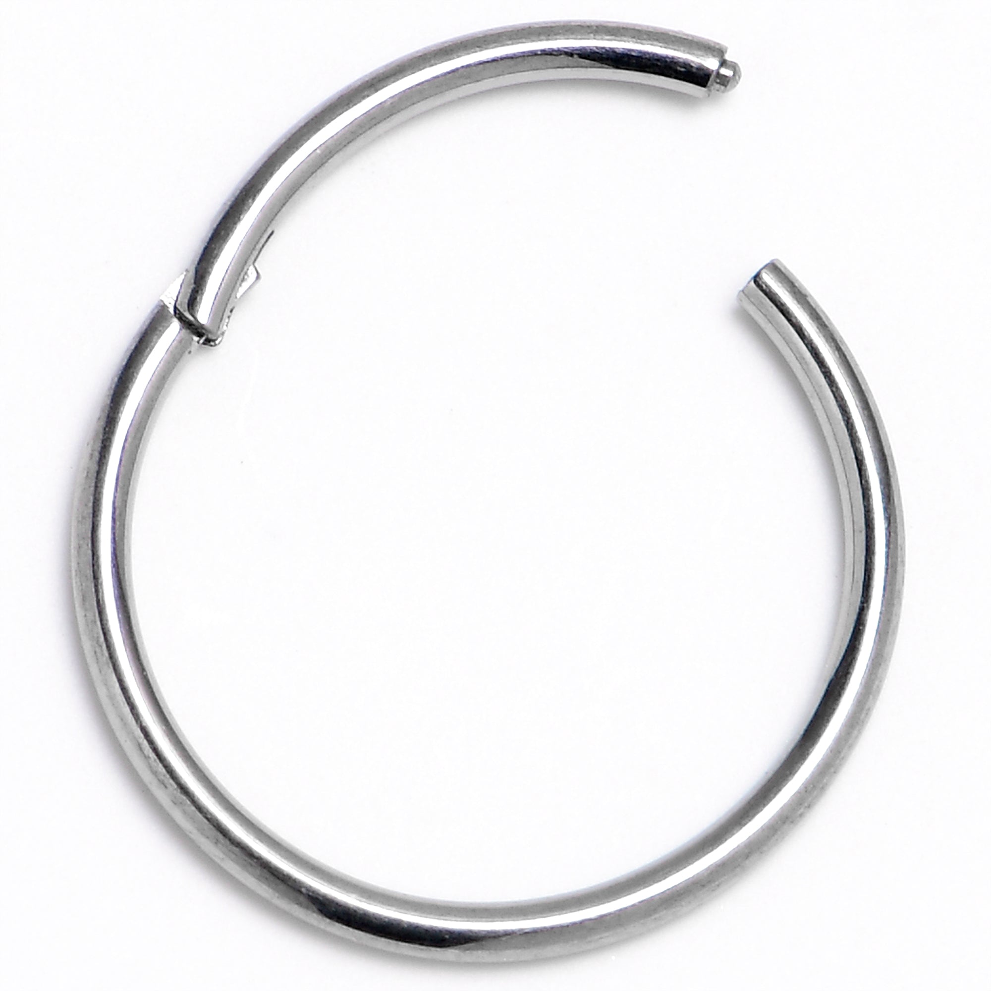 18G 1/2 ASTM F-136 Titainum Percision Hinged Segment Hoop