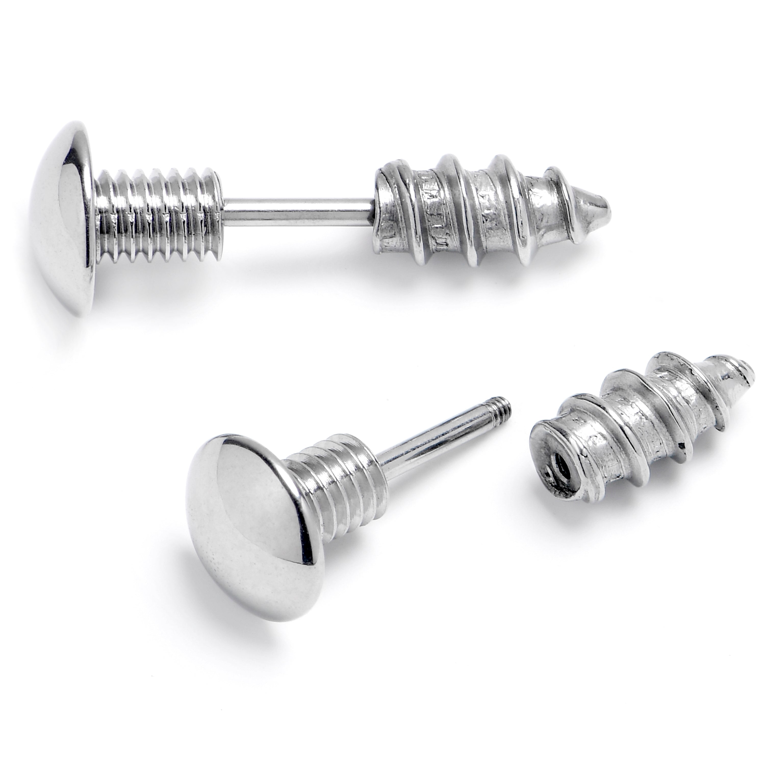 16G Optical Illusion Screw Cheater Plug Set