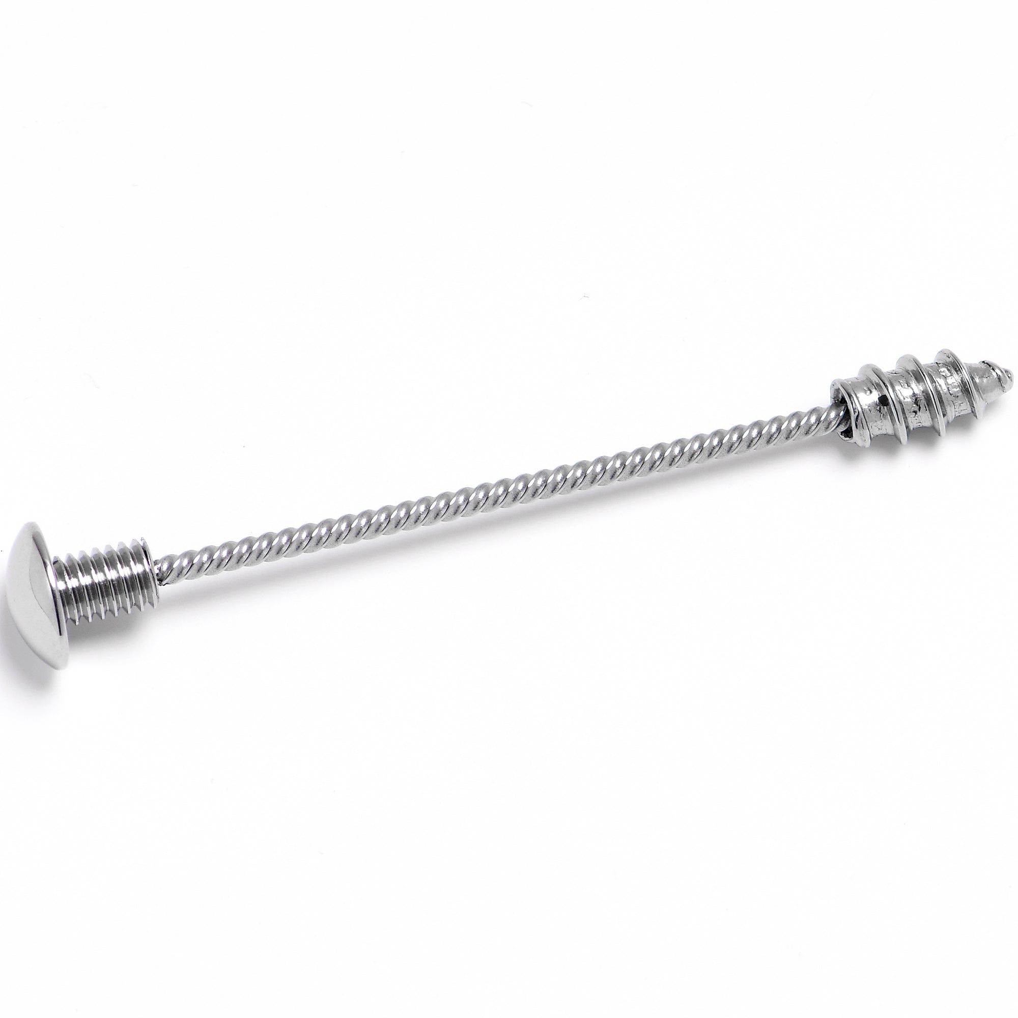 14G Optical Illusion Screw Industrial Barbell 38mm