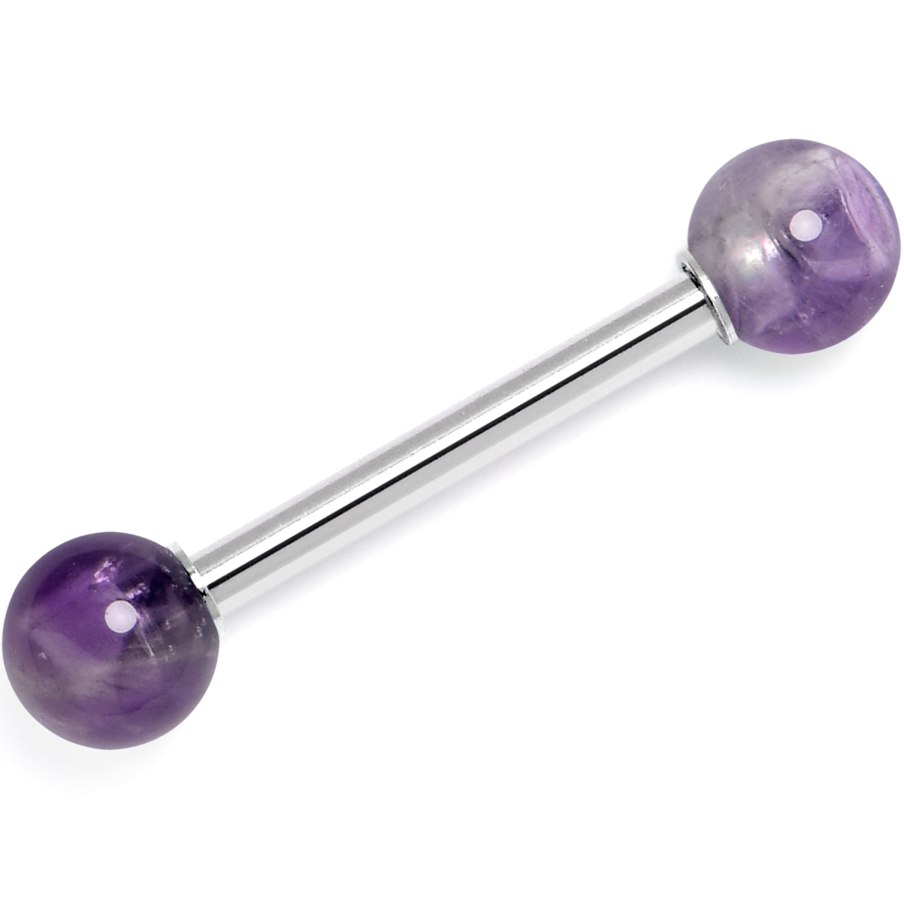 thumbnail image 2 of Lobal Domination 5-Pack Illuminating Stone Tongue Rings – 14g Surgical Steel, 16mm 2 of 3