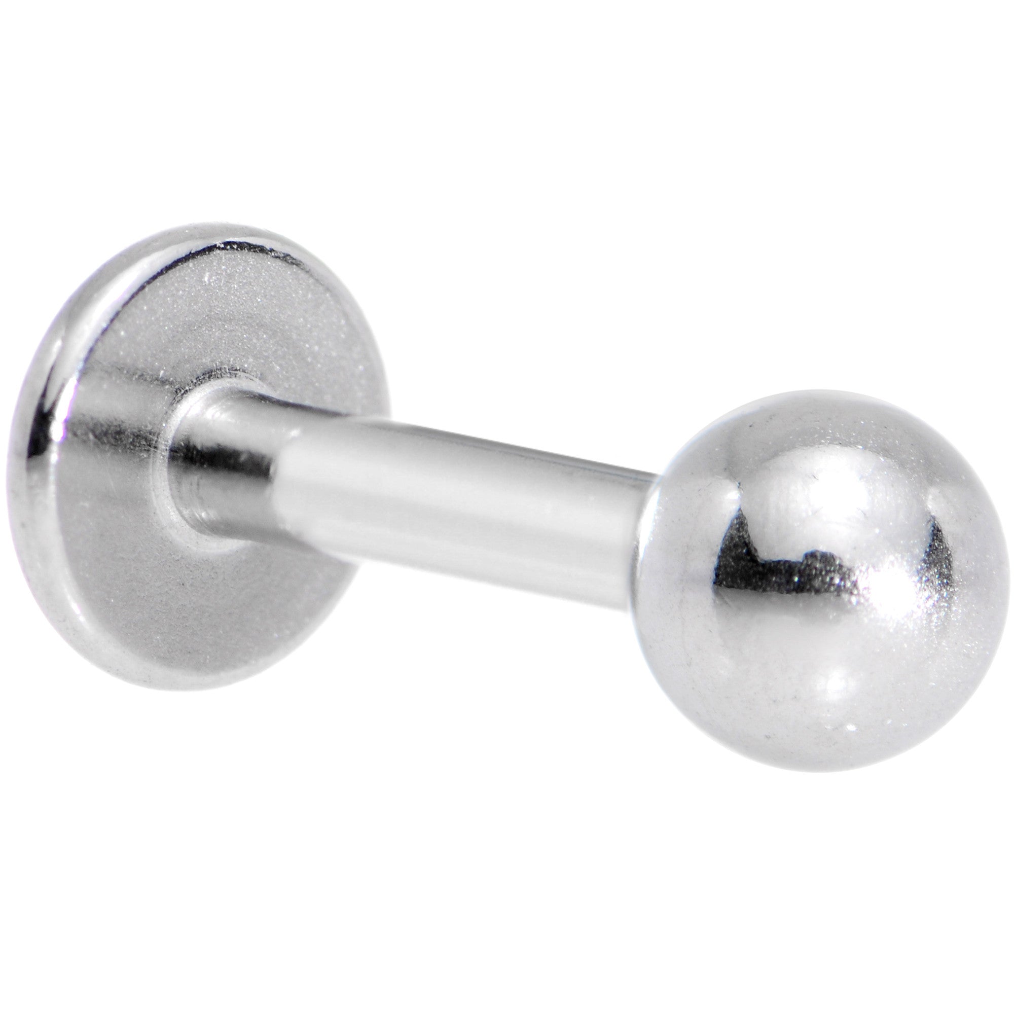Silver BALL Labret Body Jewelry
