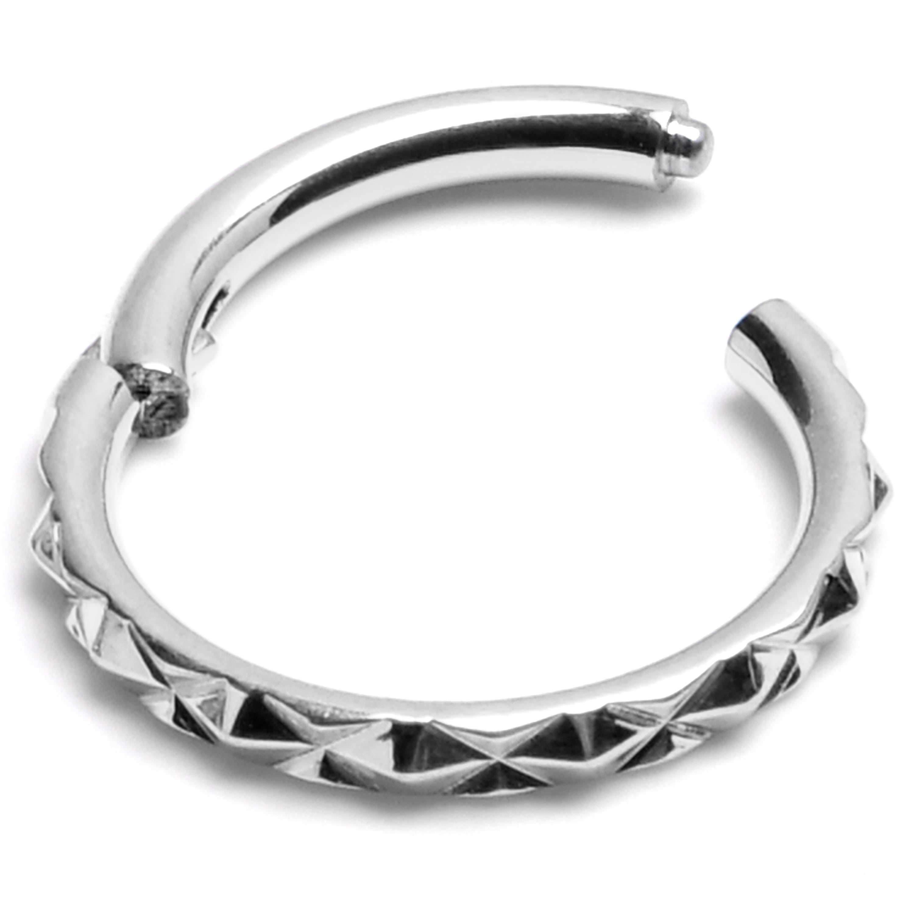 16 Gauge 5/16 Punk Texture Precision Hinge Segment Ring