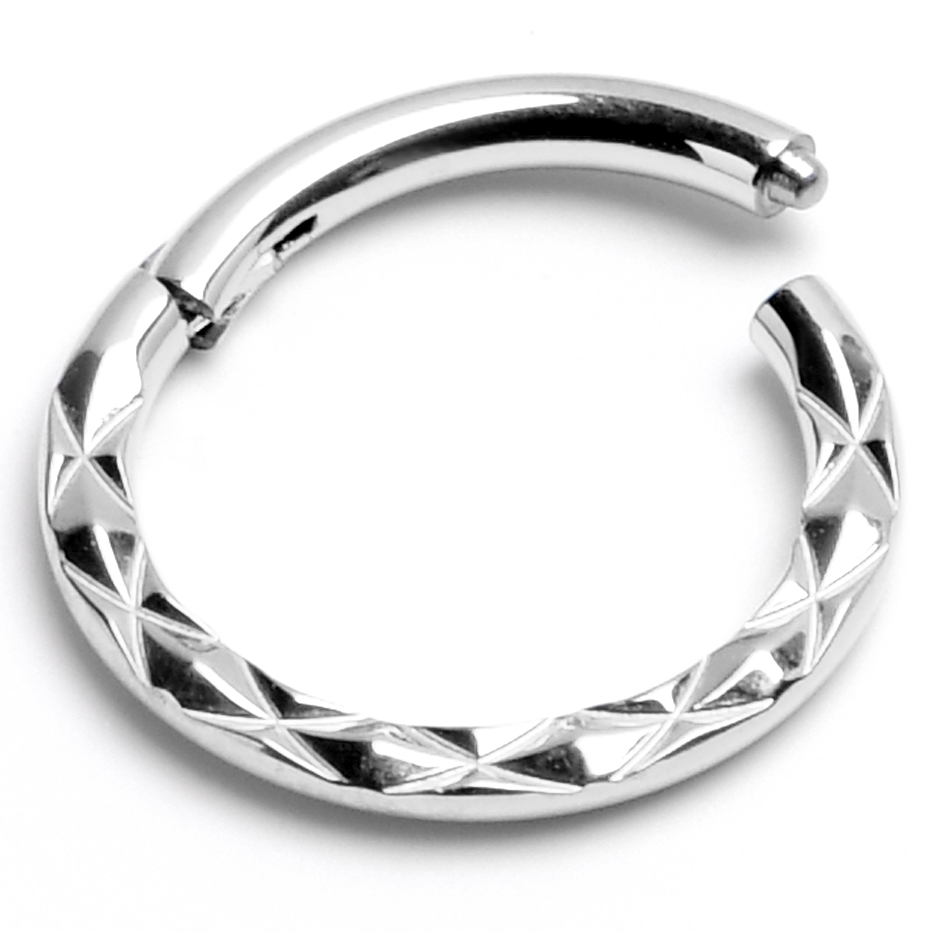 16G 5/16 Ultra Modern Precision Hinge Segment Ring