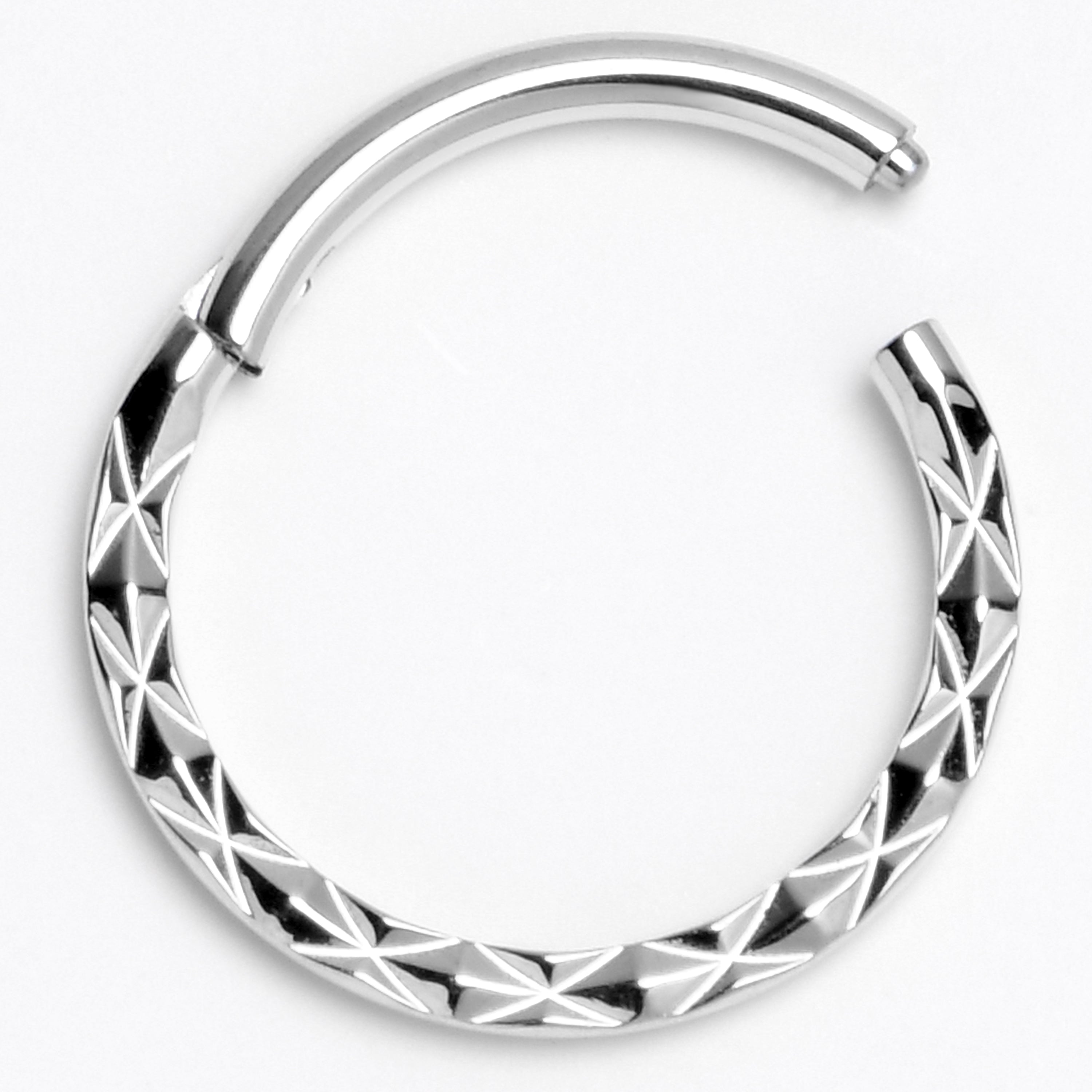 16G 3/8 Ultra Modern Precision Hinge Segment Ring