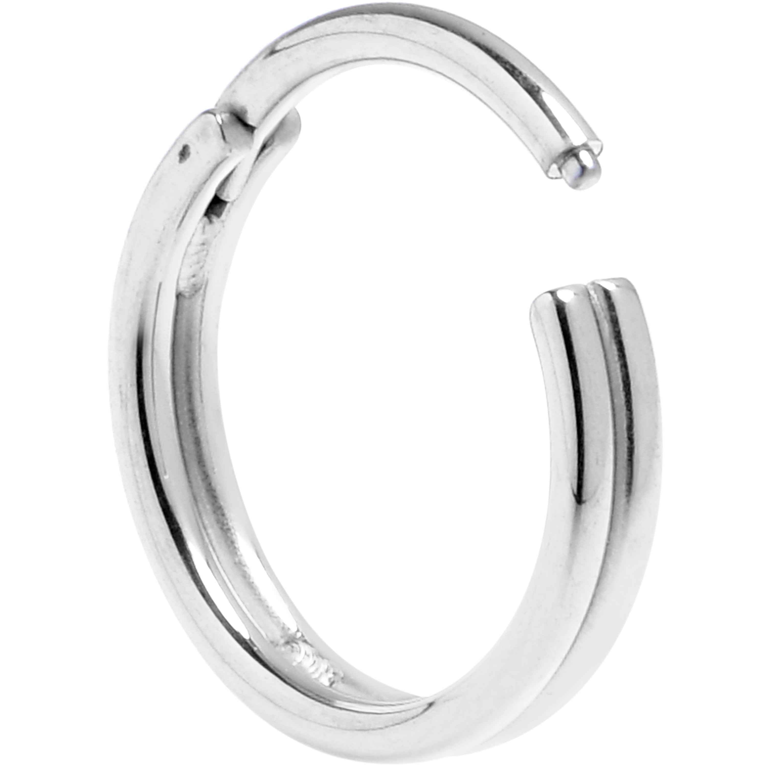 20G 7mm 316L Surgical Steel Double Precision Hinged Segment Ring