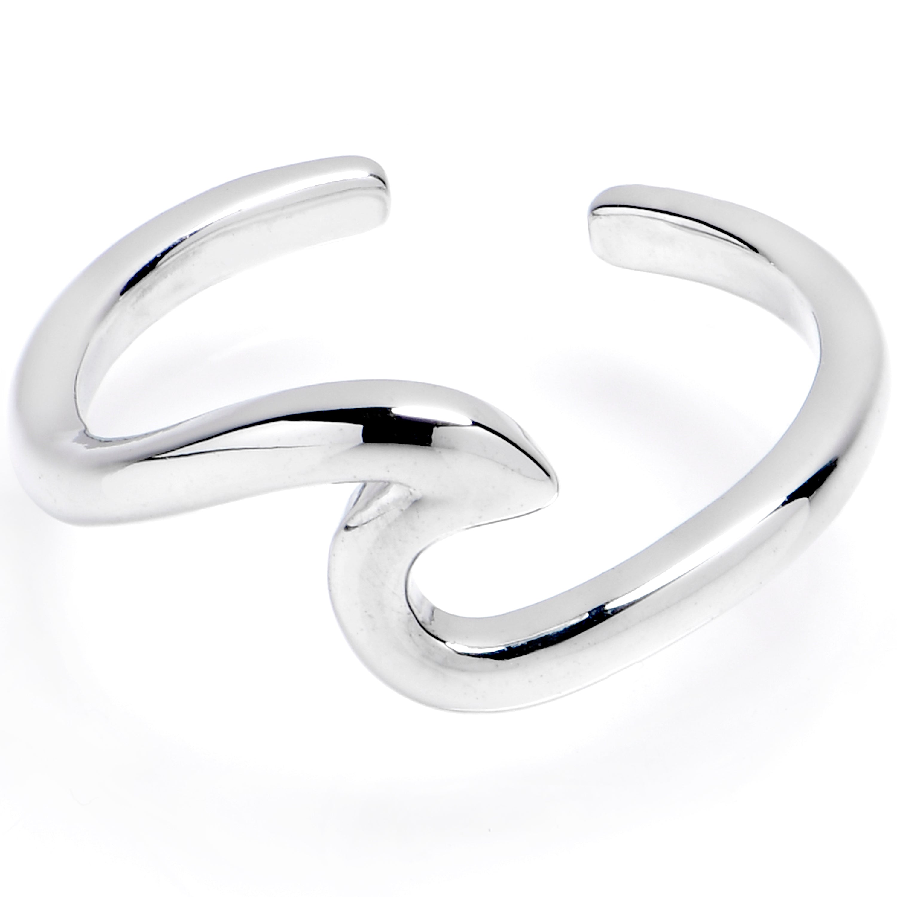 Wavy Wonder Adjustable Toe Ring