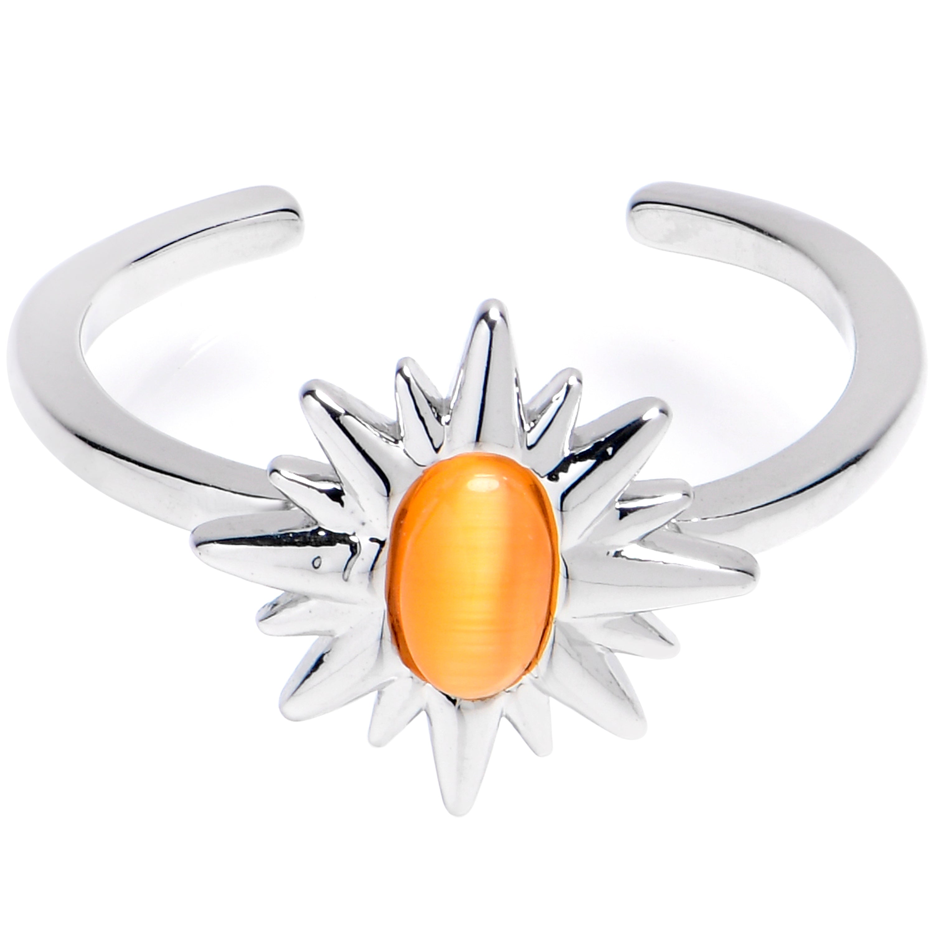 Super Sunshine Yellow Orb Adjustable Toe Ring