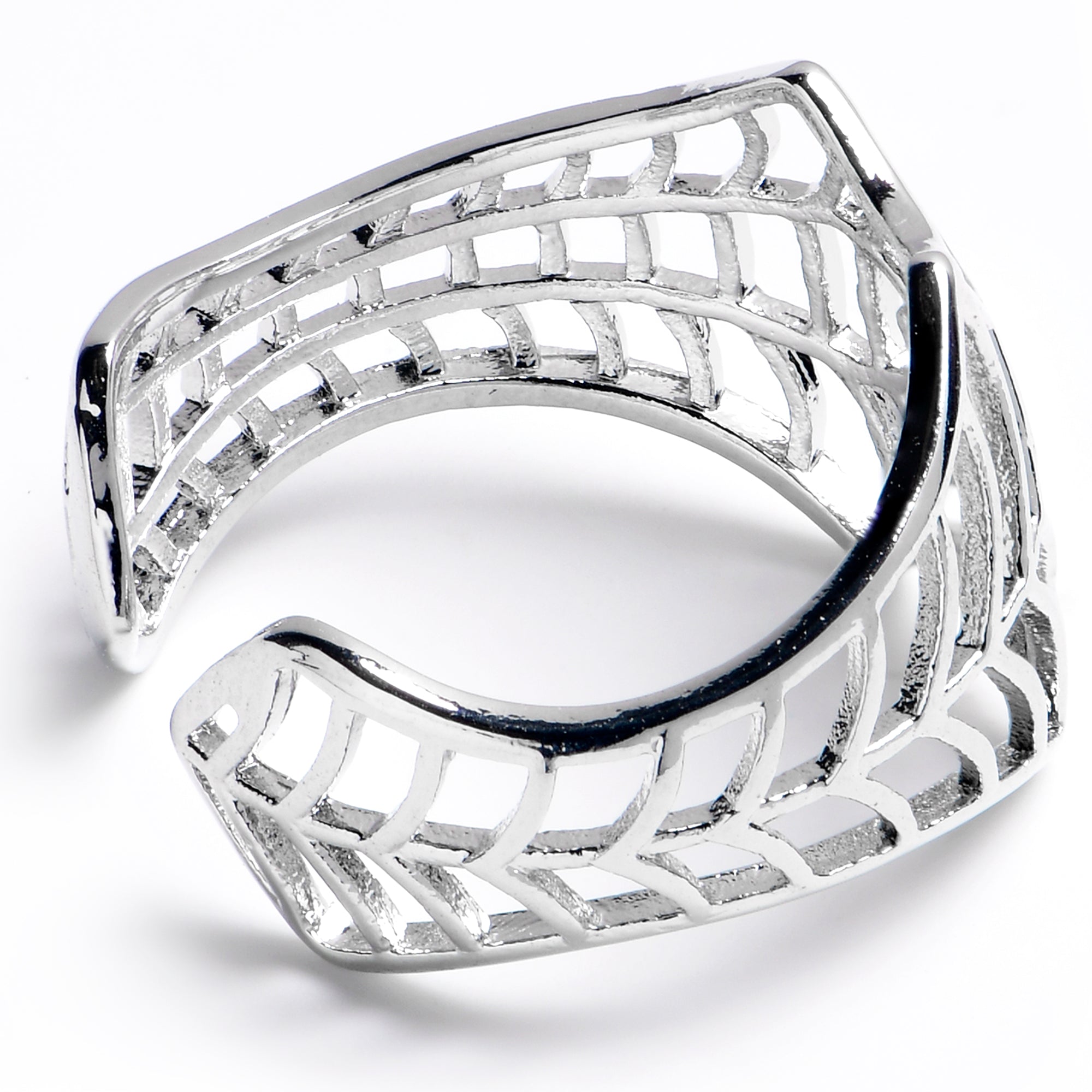 Spider Web Halloween Adjustable Toe Ring