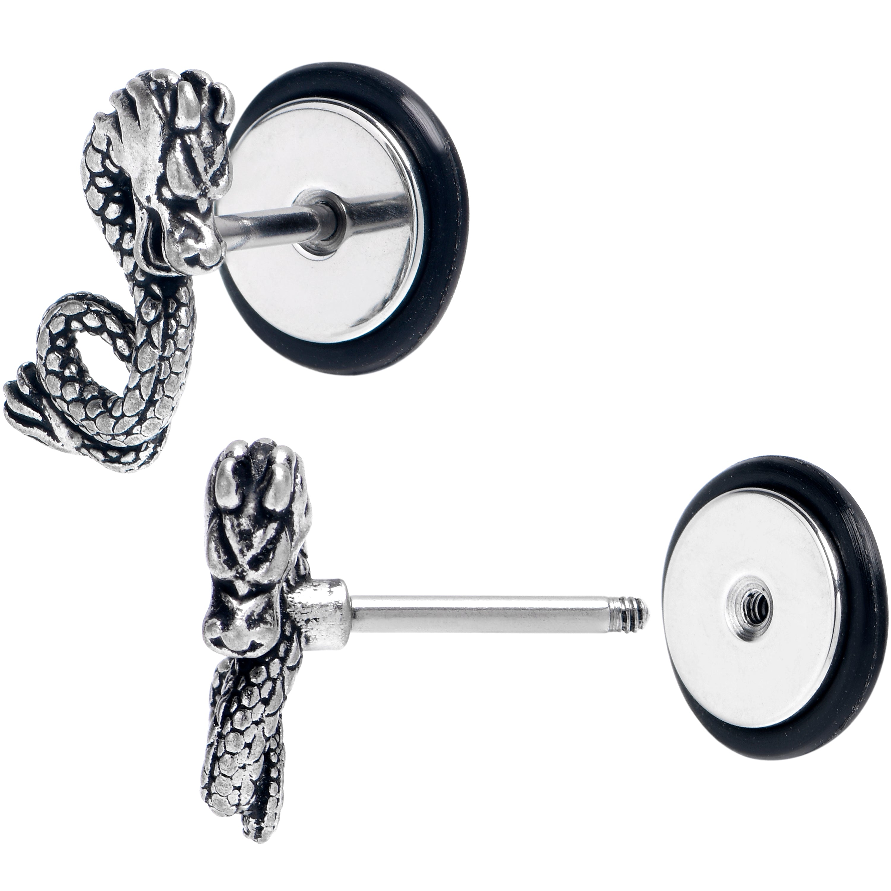 16G 5/16 Slithery Serpent Snake Cheater Plug Set