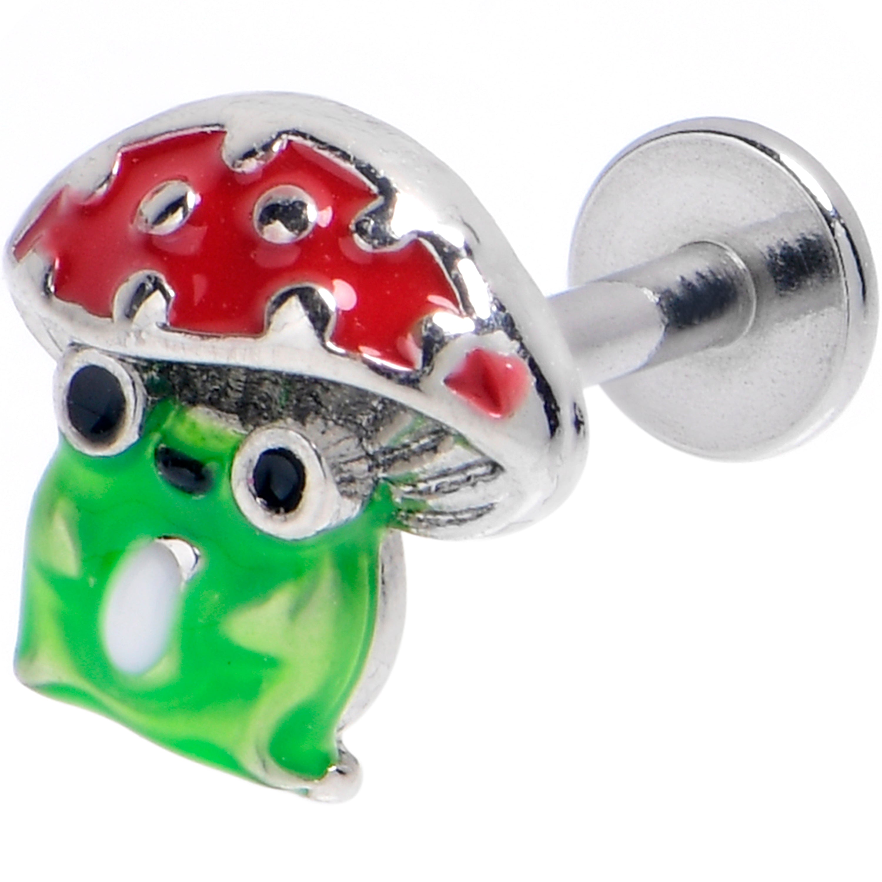 16G 5/16 Happy Mushroom Labret Monroe Tragus