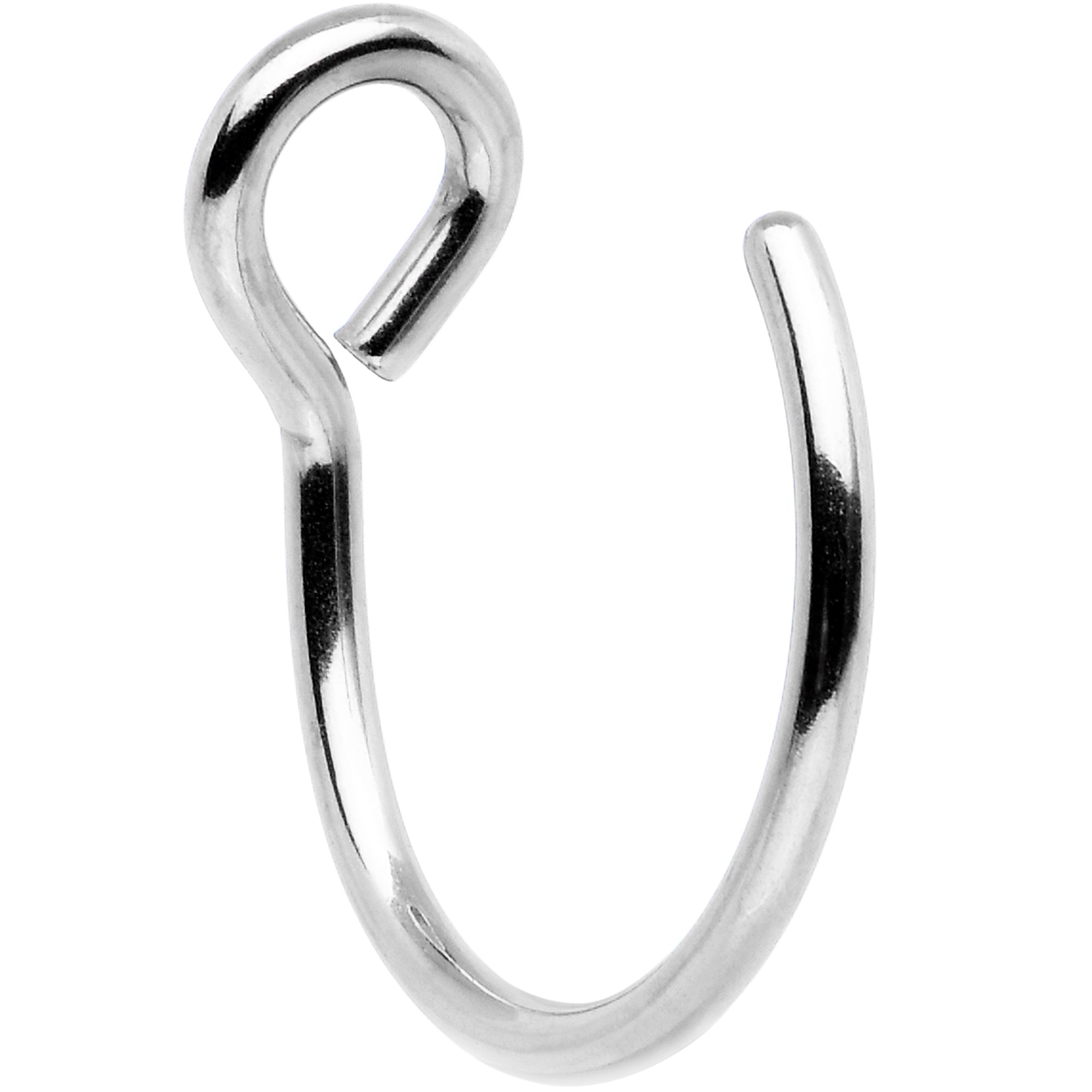 Stainless Steel Clip on Hoop Fake Nose Ring