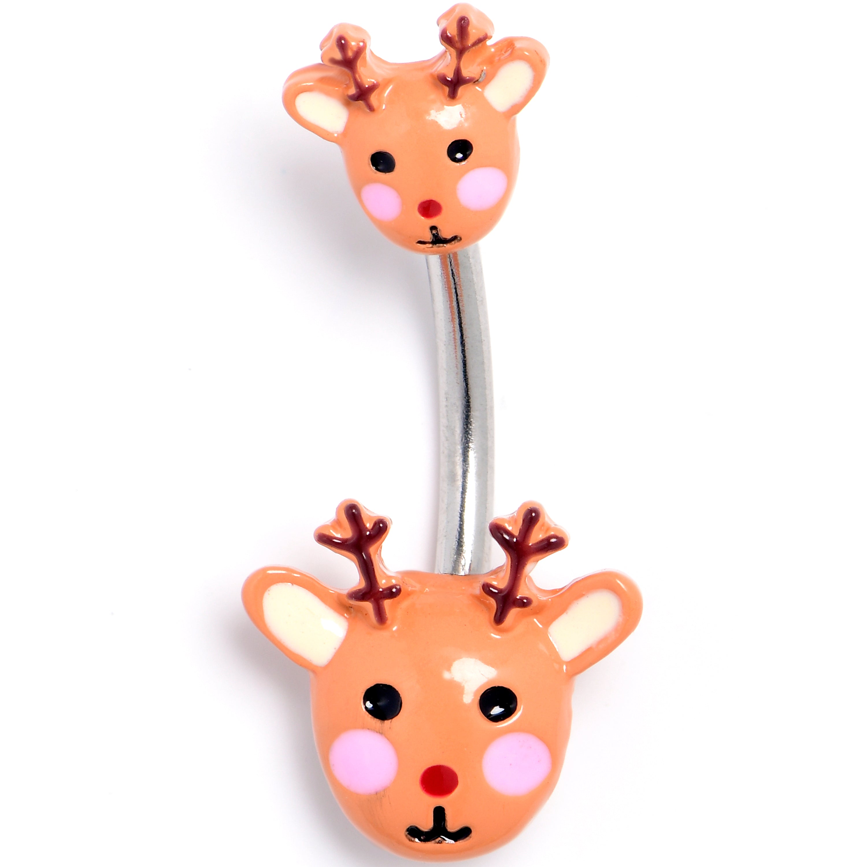 Santa's Reindeer Double Mount Belly Ring