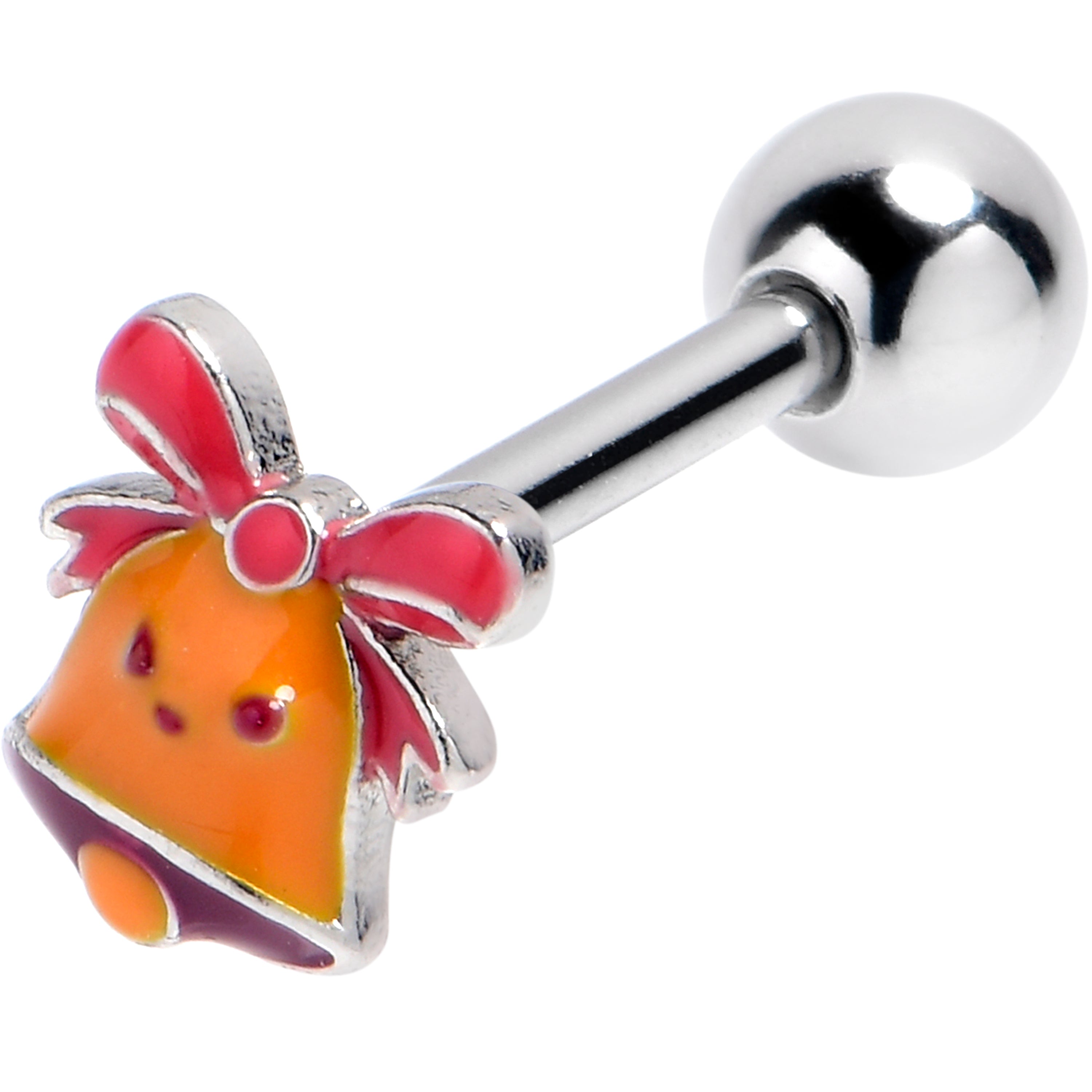 16G 5/16 Holiday Bell Bling Cartilage Tragus Earring